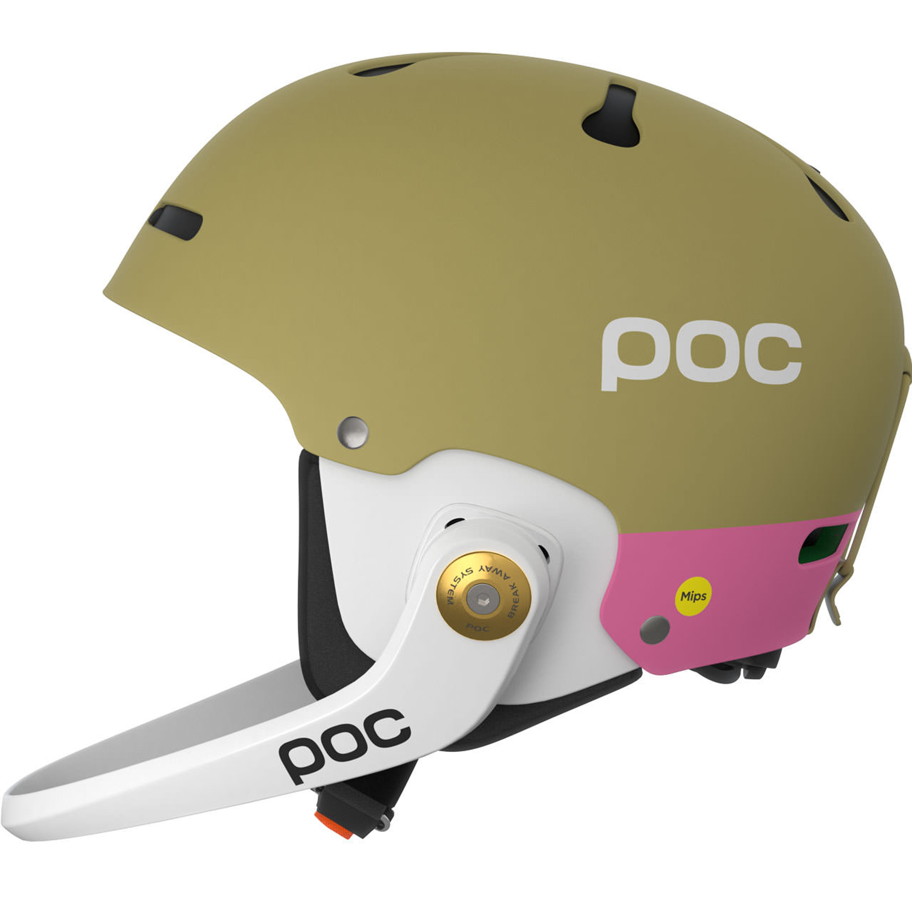 Шлем POC Artic SL Mips olivine thulite, зелёный, матовый