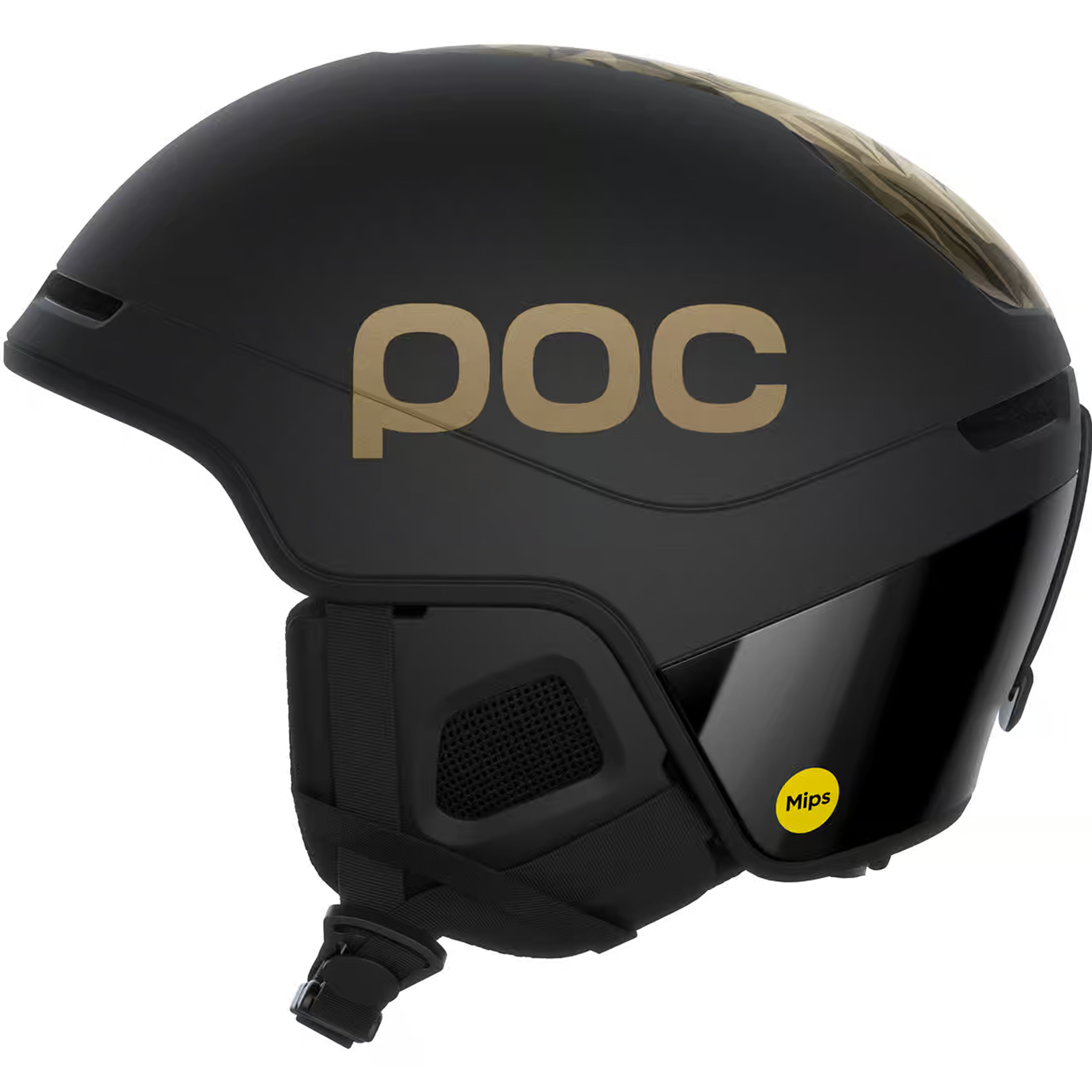 Шлем POC Obex Contour Marco Odermatt Edition uranium podium, чёрный, золотой