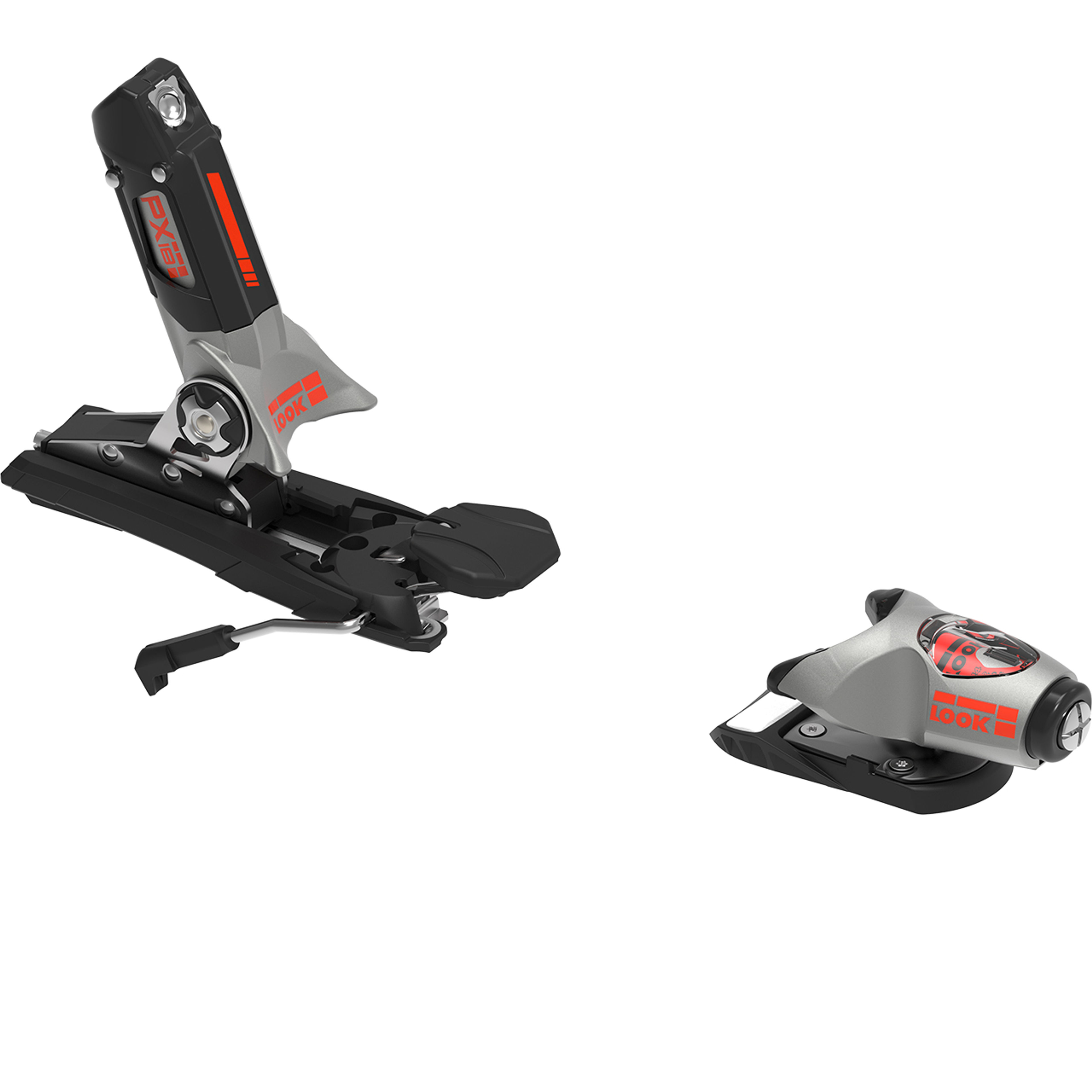 Крепления Rossignol Look PX 18 Worldcup Rockerace (DIN 10 - 18), серебристый, красный