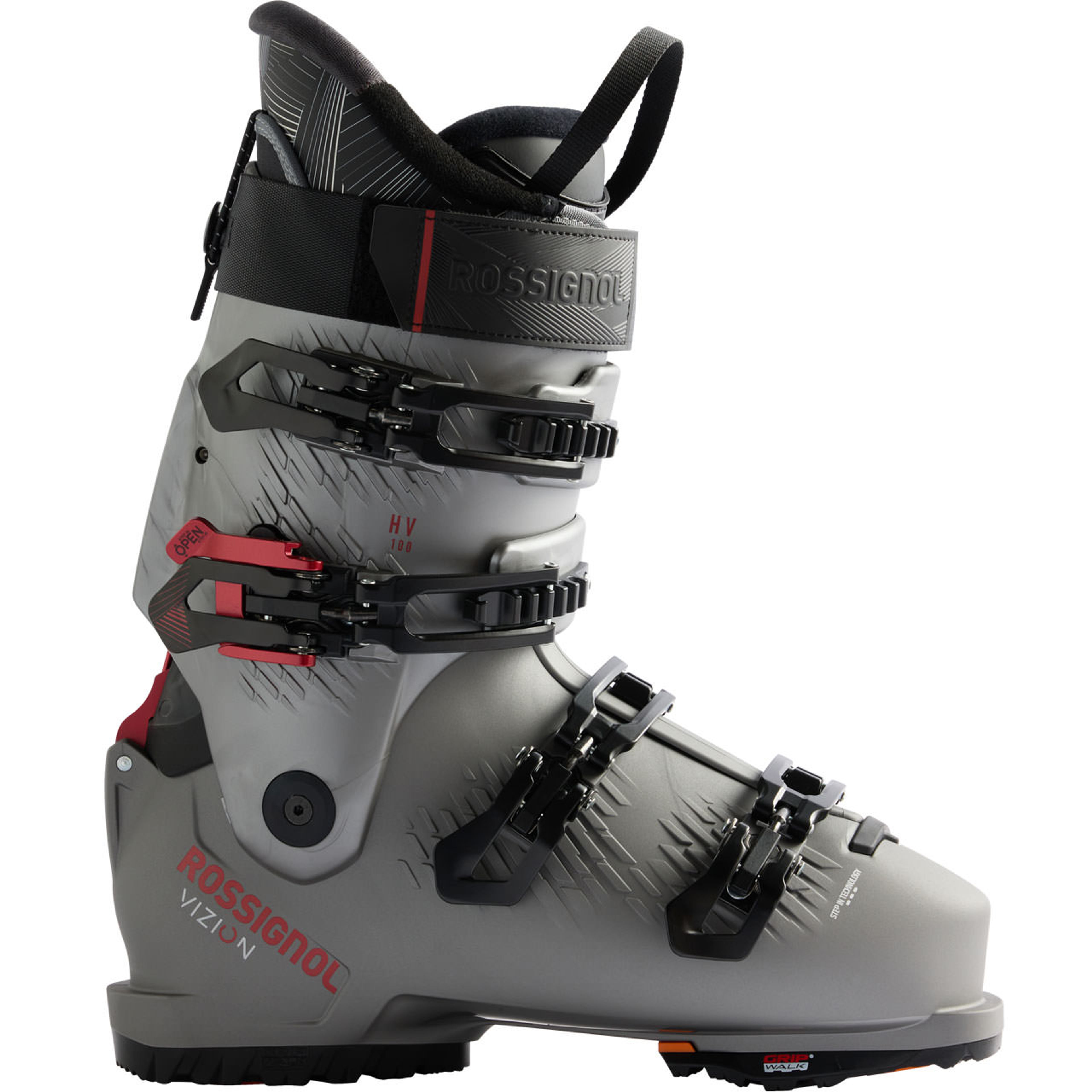 Горнолыжные ботинки Rossignol Vizion 4B 100 HV GW, серебристый, серый