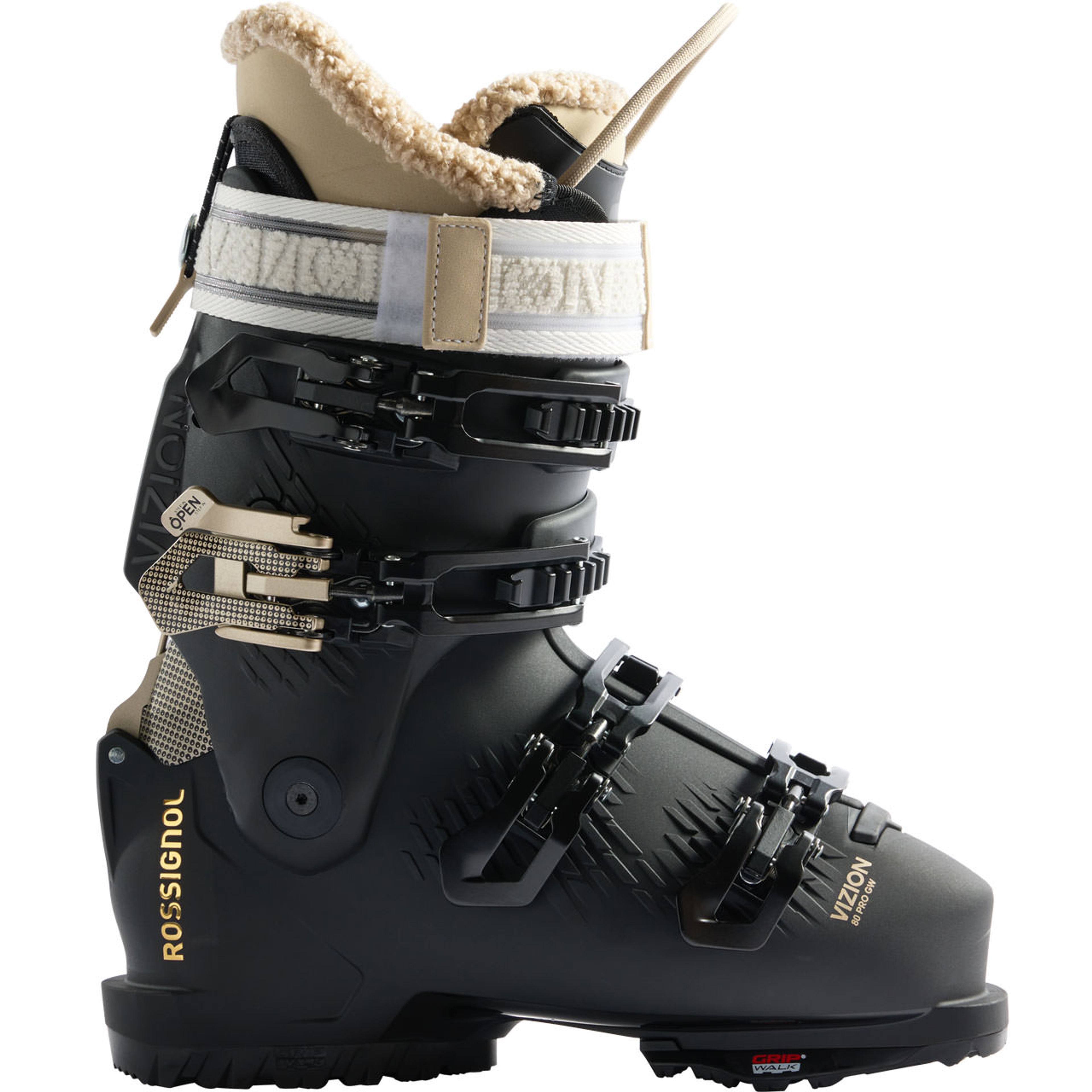 Горнолыжные ботинки Rossignol Vizion 4B Pro 80 W GW, чёрный