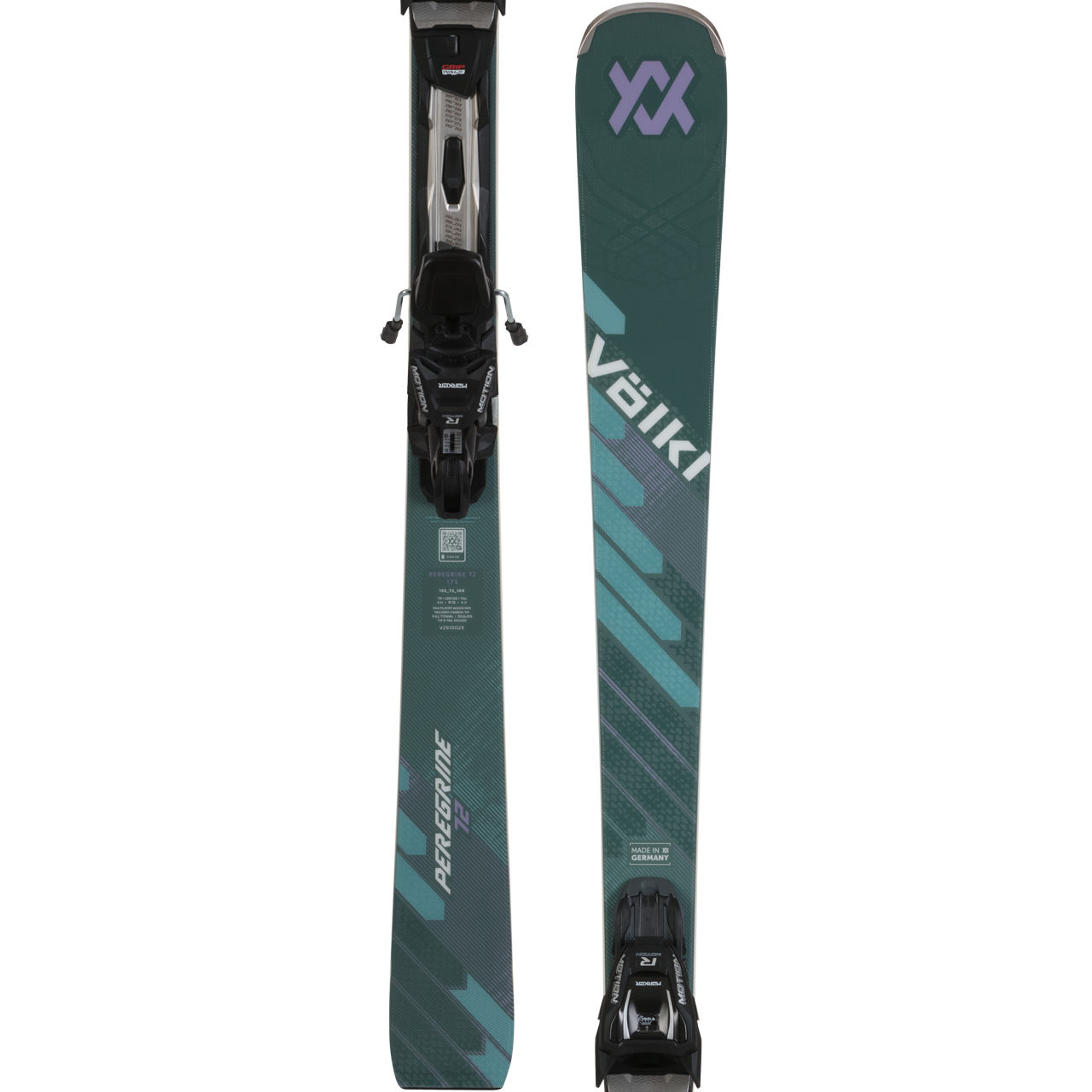 Горные лыжи Völkl Peregrine 72, зелёный