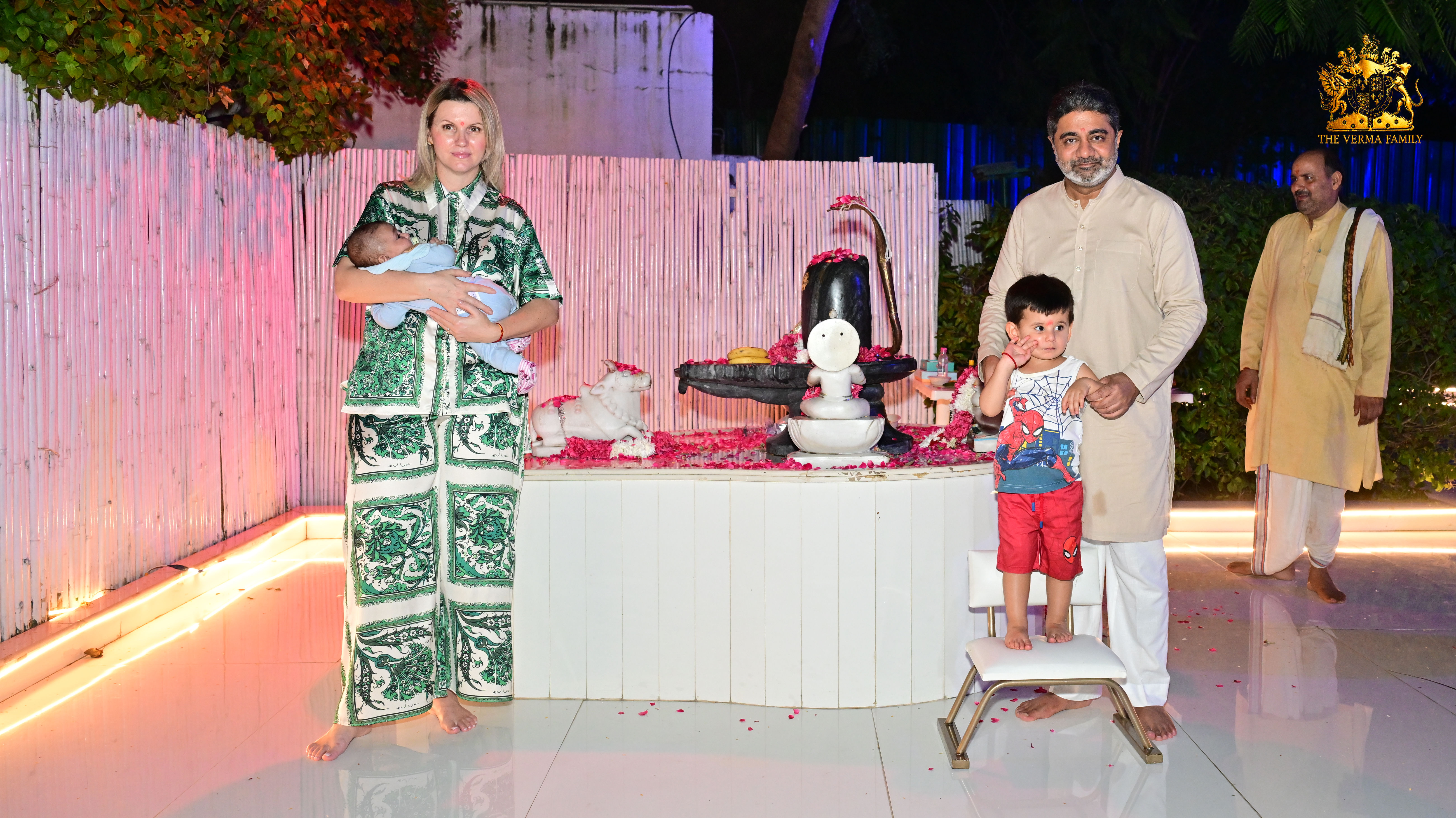 Ganpati Puja at Verma Family Residence. Seeking Lord Ganesha’s blessings.