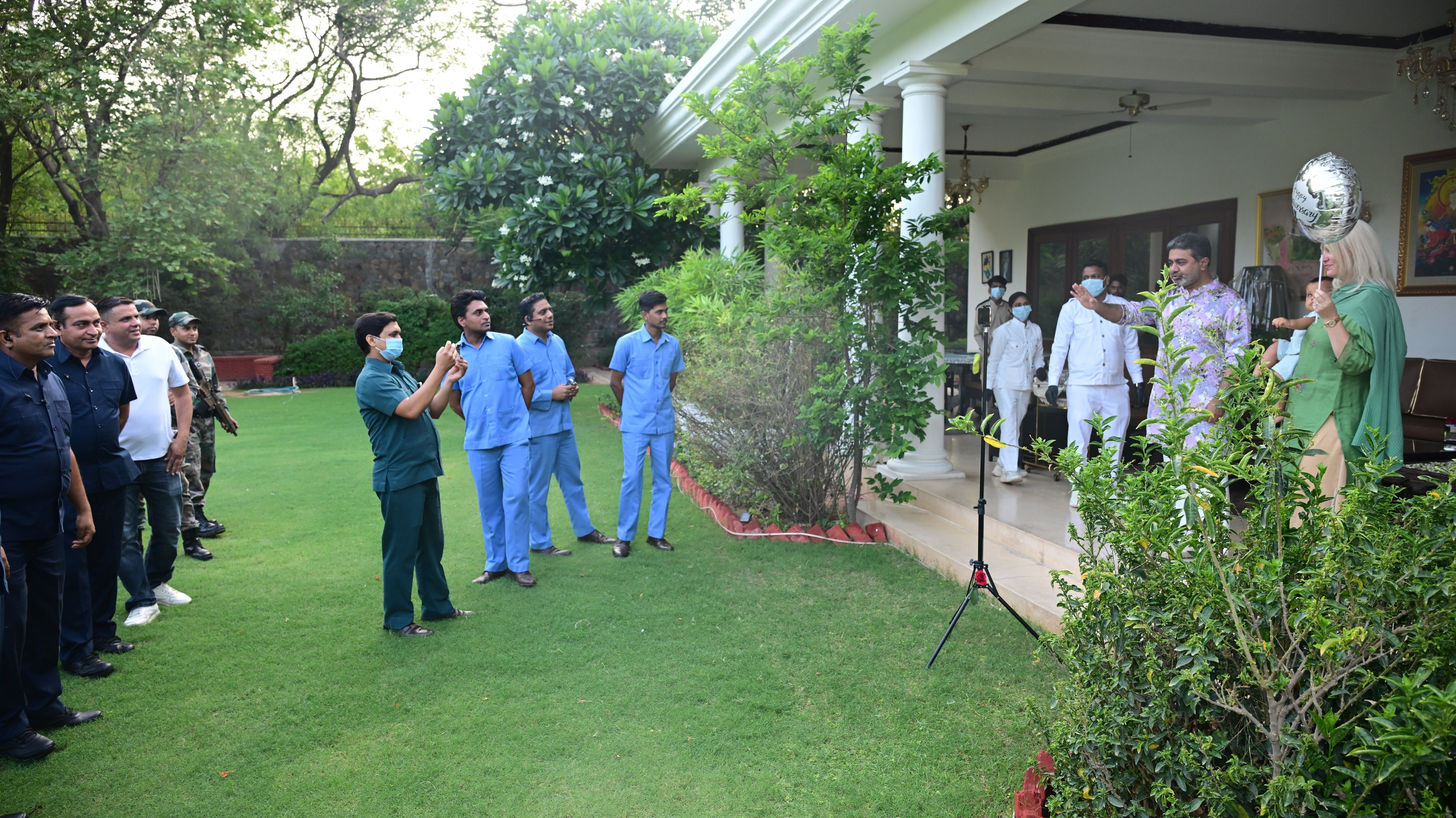 Dr. Abhishek Verma and Mrs. Anca Verma Celebrate Wedding Anniversary with an Intimate Family Gathering