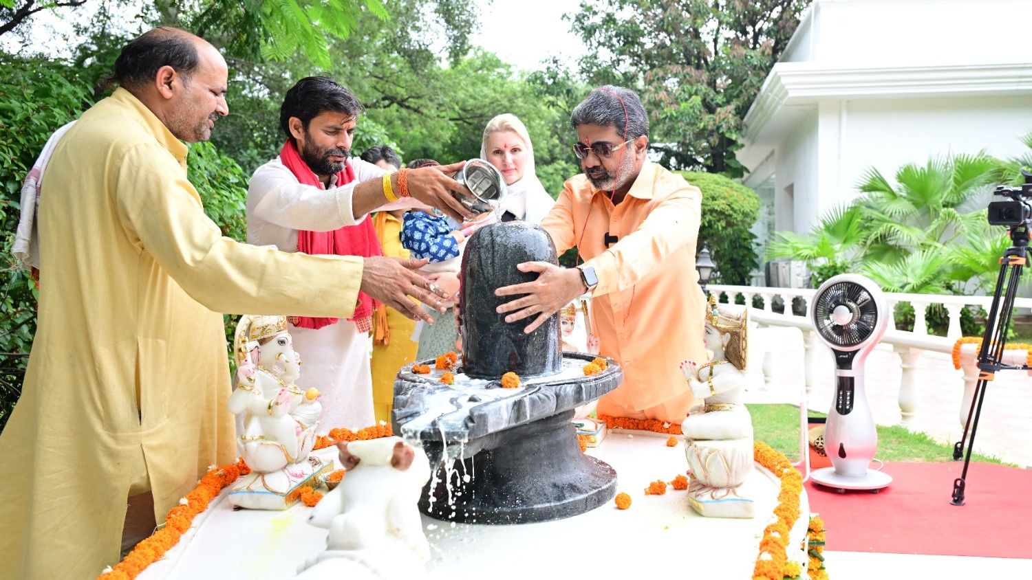 Shivling pran pratishtha at Verma Family Residence ~ 13th Aug 2025