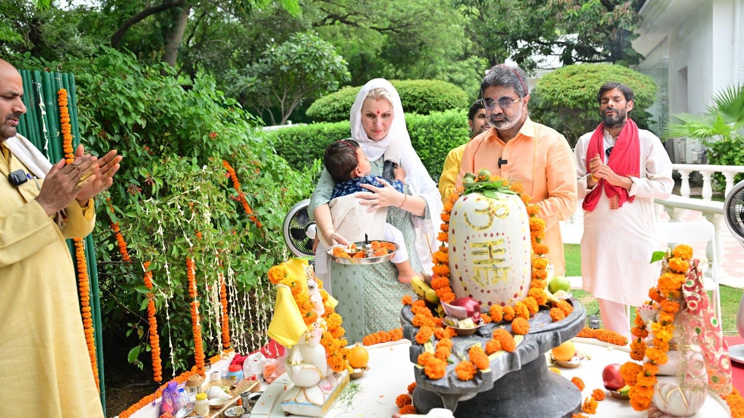 Shivling pran pratishtha at Verma Family Residence ~ 13th Aug 2025