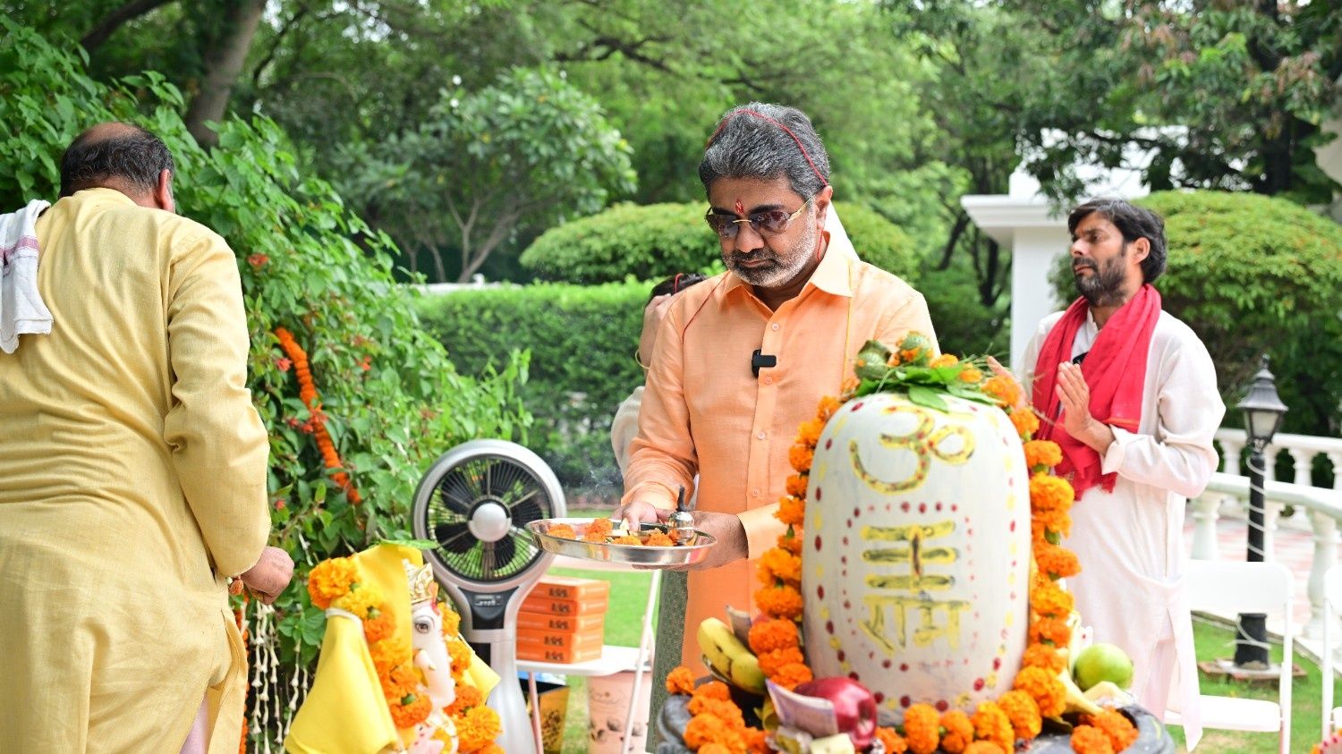 Shivling pran pratishtha at Verma Family Residence ~ 13th Aug 2025
