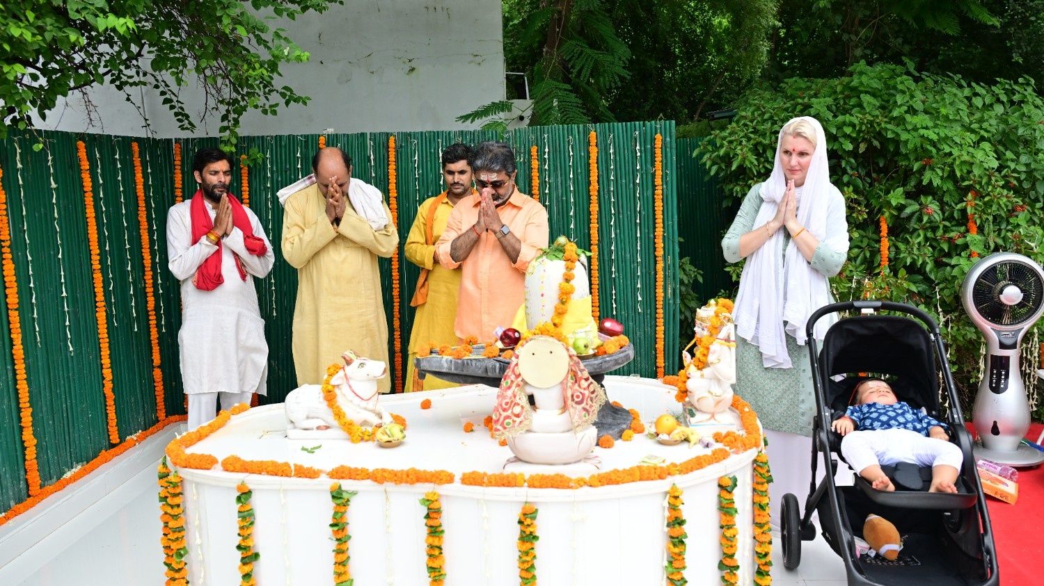 Shivling pran pratishtha at Verma Family Residence ~ 13th Aug 2025