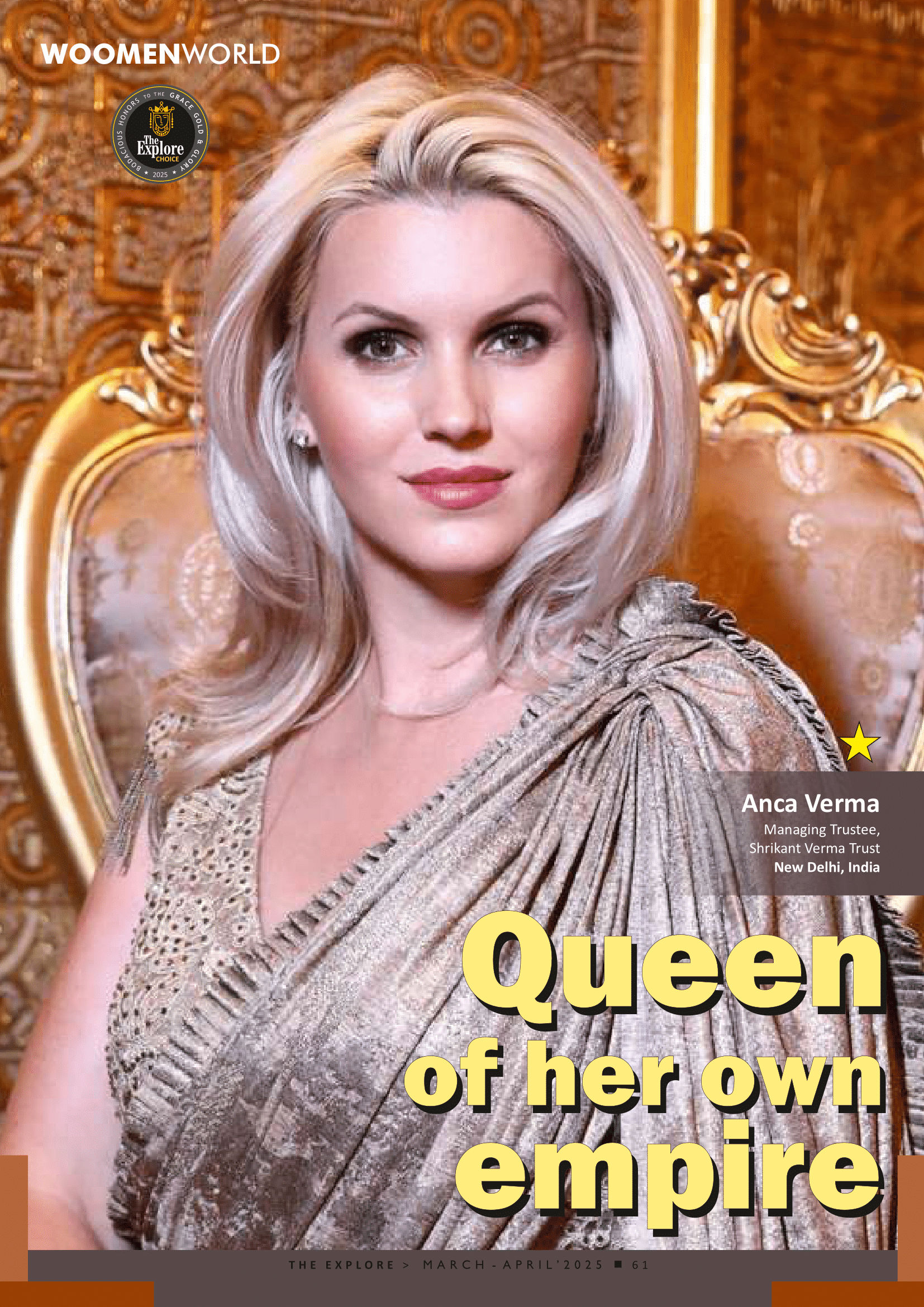 An Empress of Grace, Strength & Legacy – Anca Verma Shines in The Explore.