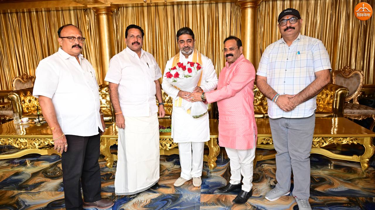 Dr. Abhishek Verma meeting with ShivSena leaders on Kerala poll strategy ahead of elections