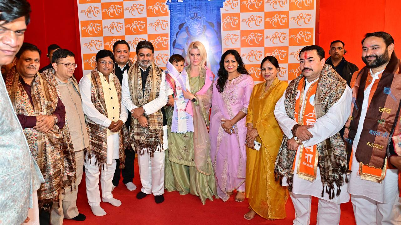 Dr. Abhishek Verma and Family at Shri MehndiPur Balaji Sankirtan Mahotsav ~ 28th Oct 2025