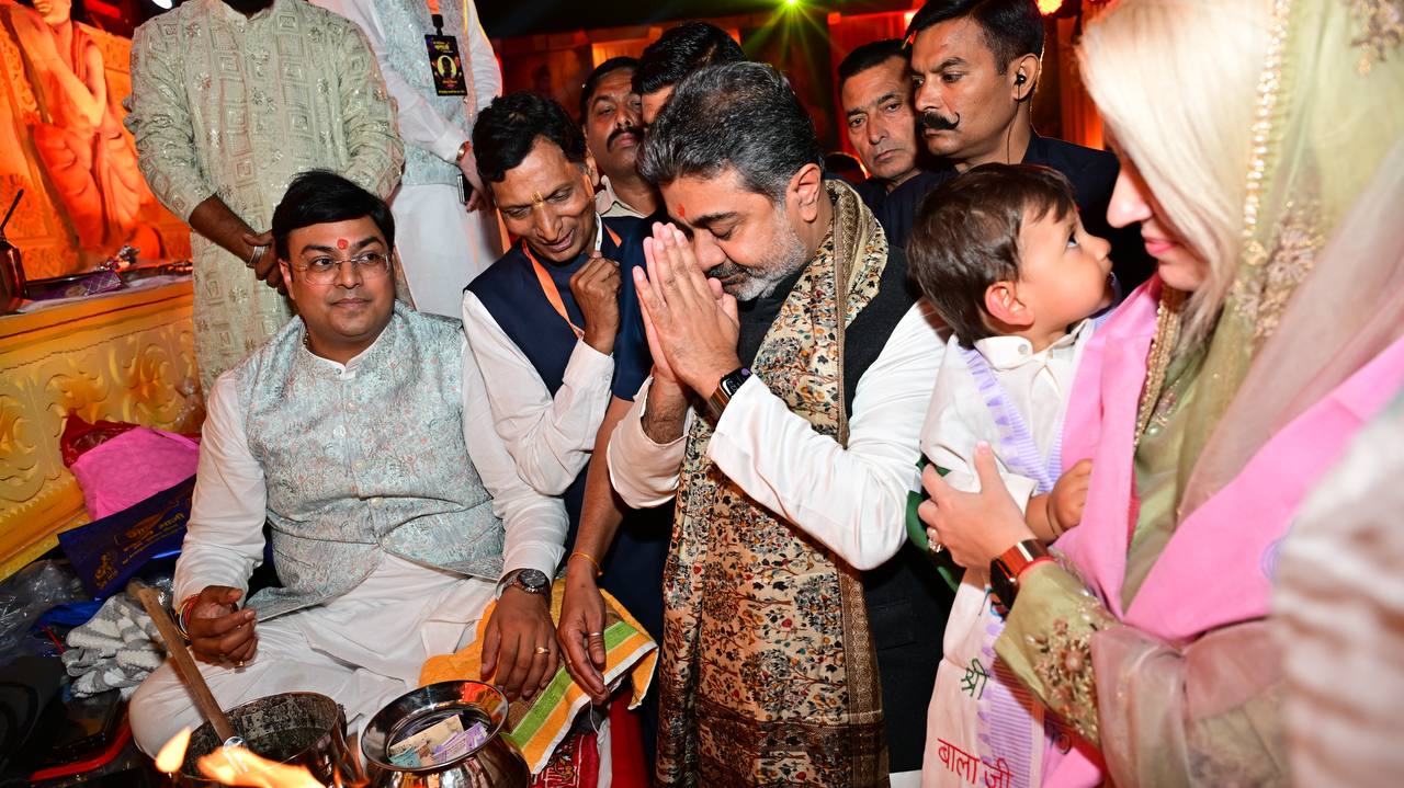 Dr. Abhishek Verma and Family at Shri MehndiPur Balaji Sankirtan Mahotsav ~ 28th Oct 2025