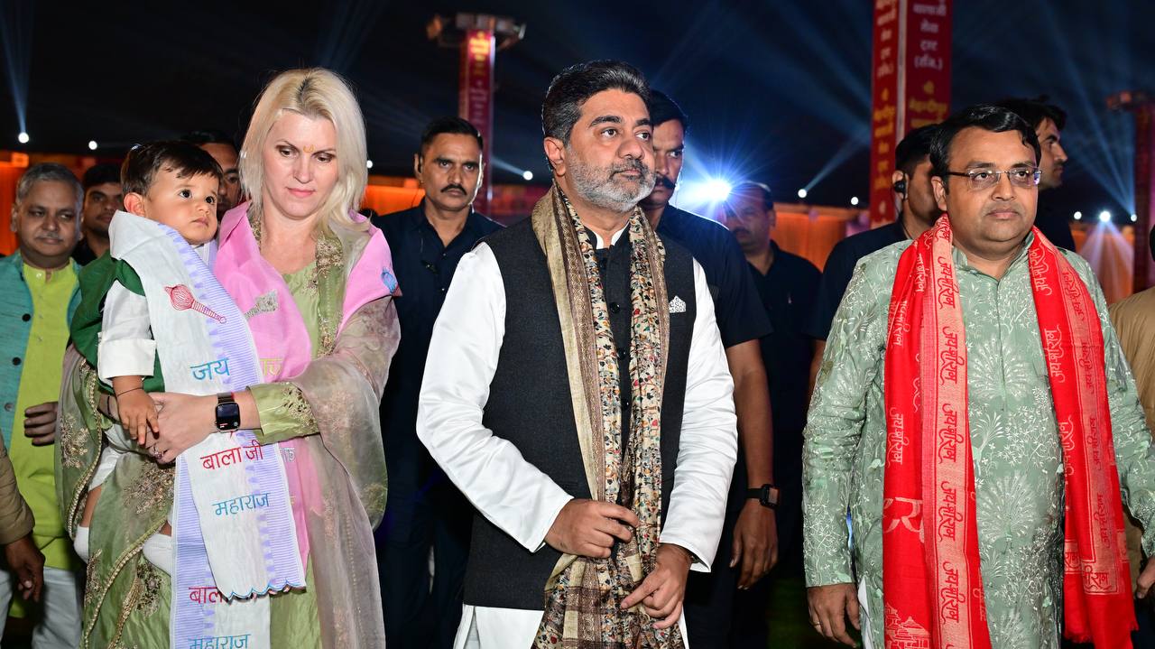 Dr. Abhishek Verma and Family at Shri MehndiPur Balaji Sankirtan Mahotsav ~ 28th Oct 2025