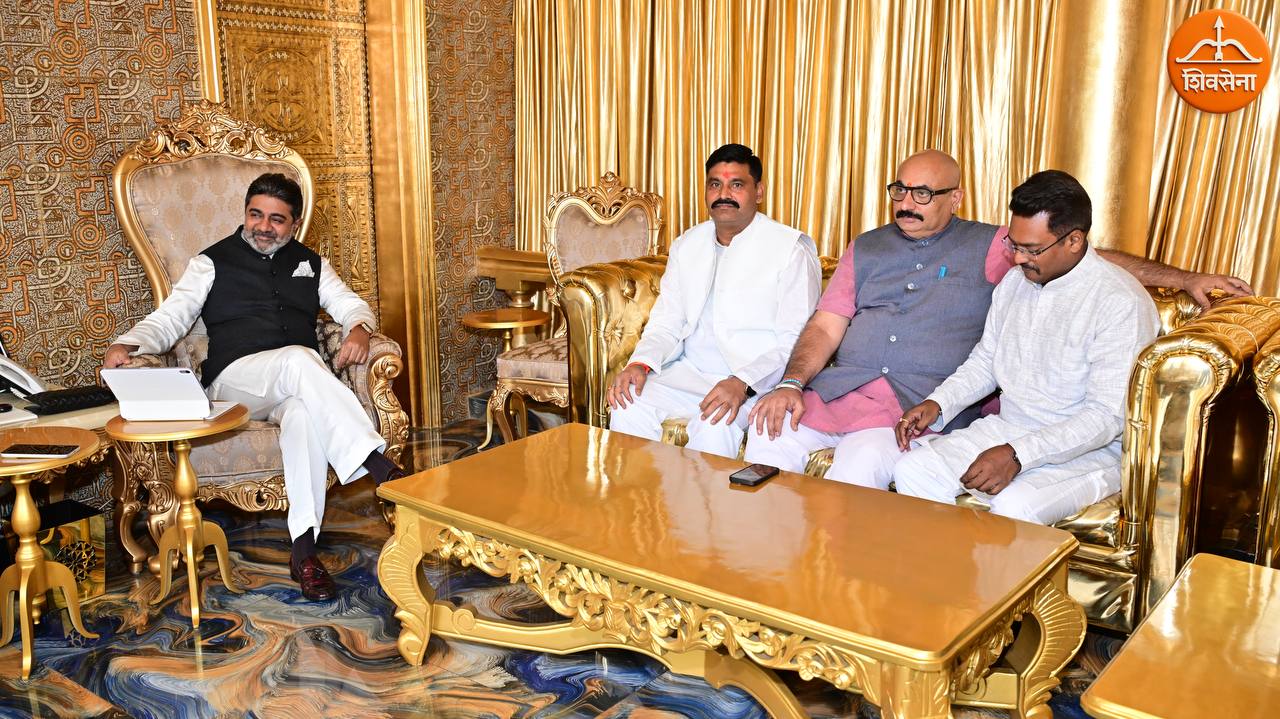 Dr Abhishek Verma’s party meeting with ShivSena Uttar Pradesh President Shri Abhay Dwivedi and team ~ 28th October 2025