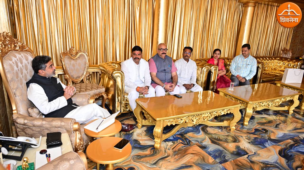 Dr Abhishek Verma’s party meeting with ShivSena Uttar Pradesh President Shri Abhay Dwivedi and team ~ 28th October 2025