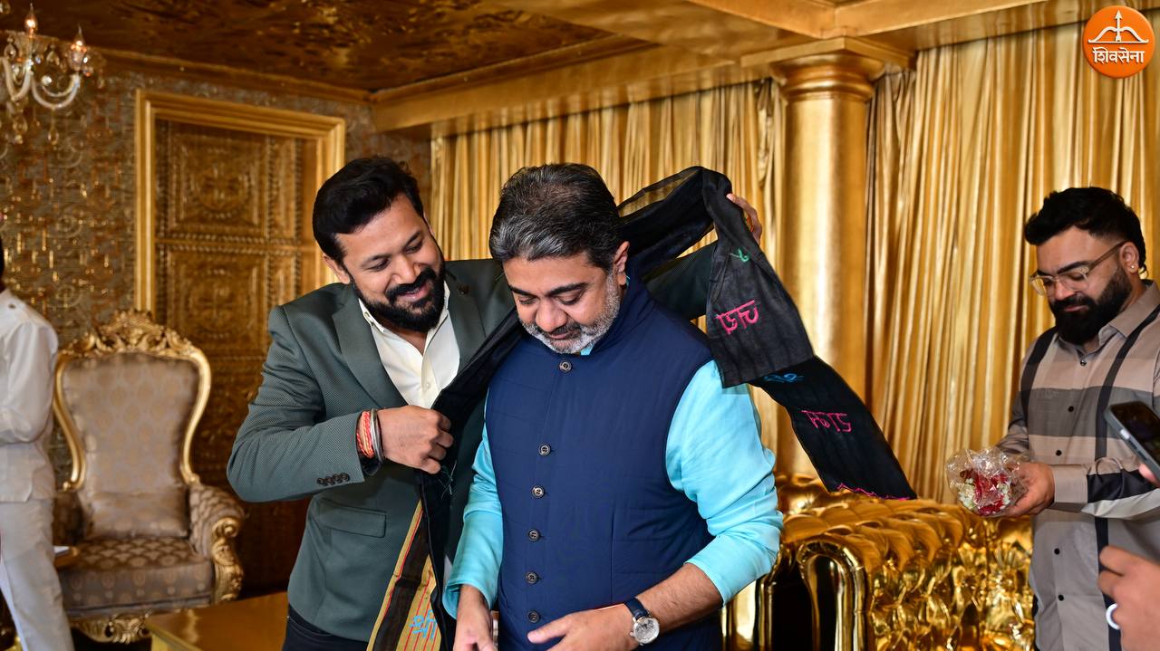 Dr. Abhishek Verma with Tirthacharya Ram Vishal Das Ji ~ October 29, 2025