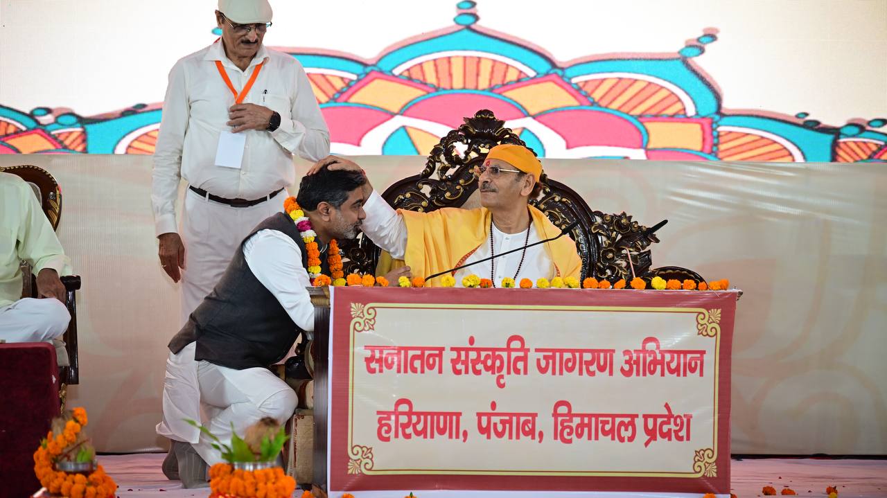 Punjab Governor and Dr.Abhishek Verma at Sanatan Sanskriti event ~ Chandigarh Oct 30, 2025