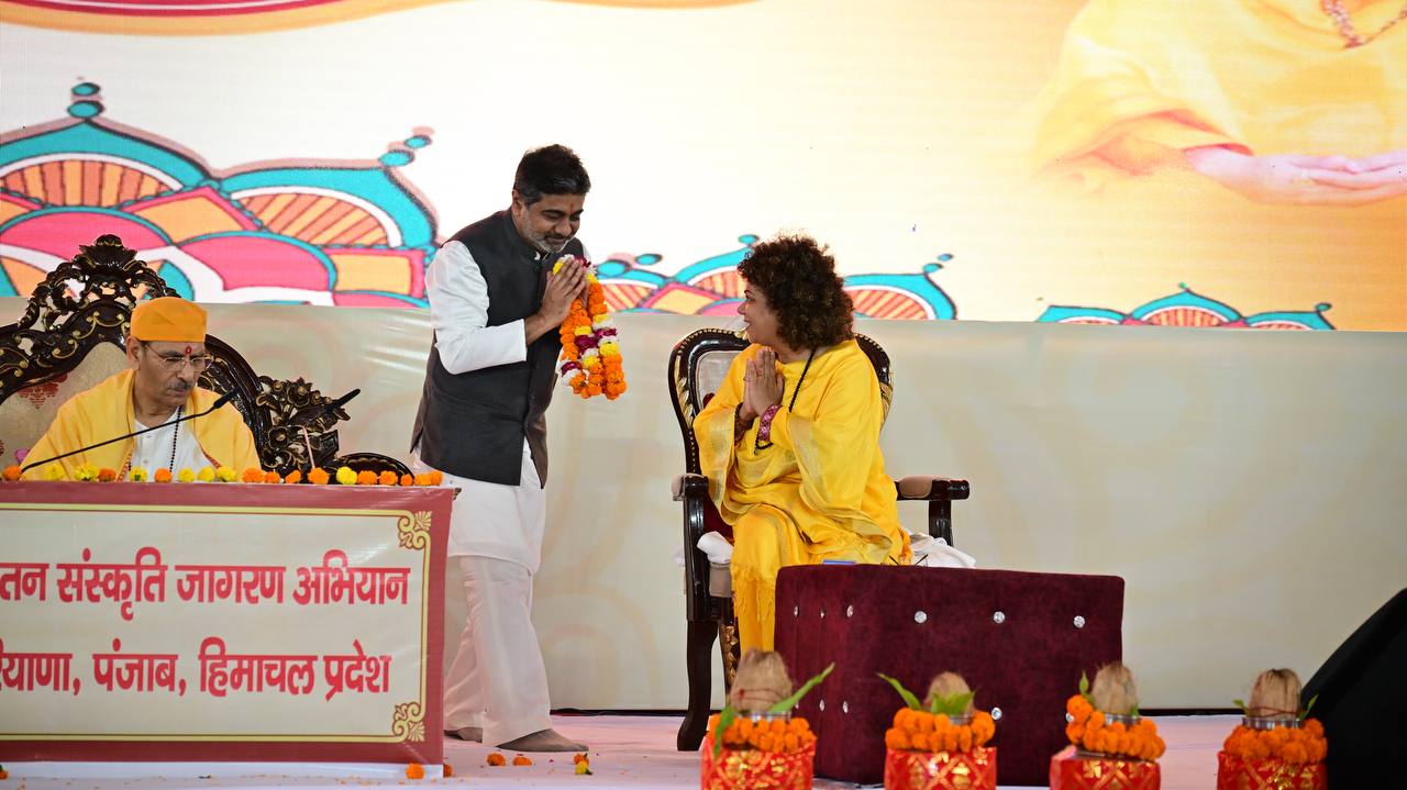 Punjab Governor and Dr.Abhishek Verma at Sanatan Sanskriti event ~ Chandigarh Oct 30, 2025