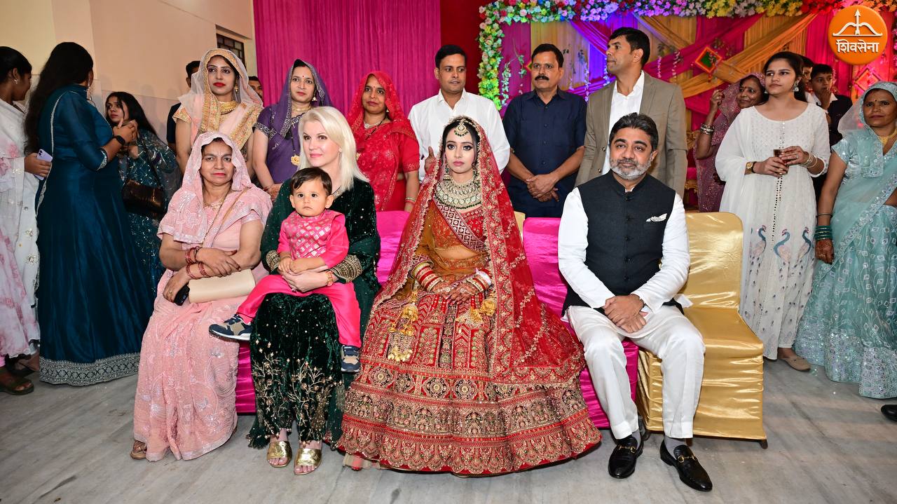 The Verma Family at the wedding of a valued member of their media team
