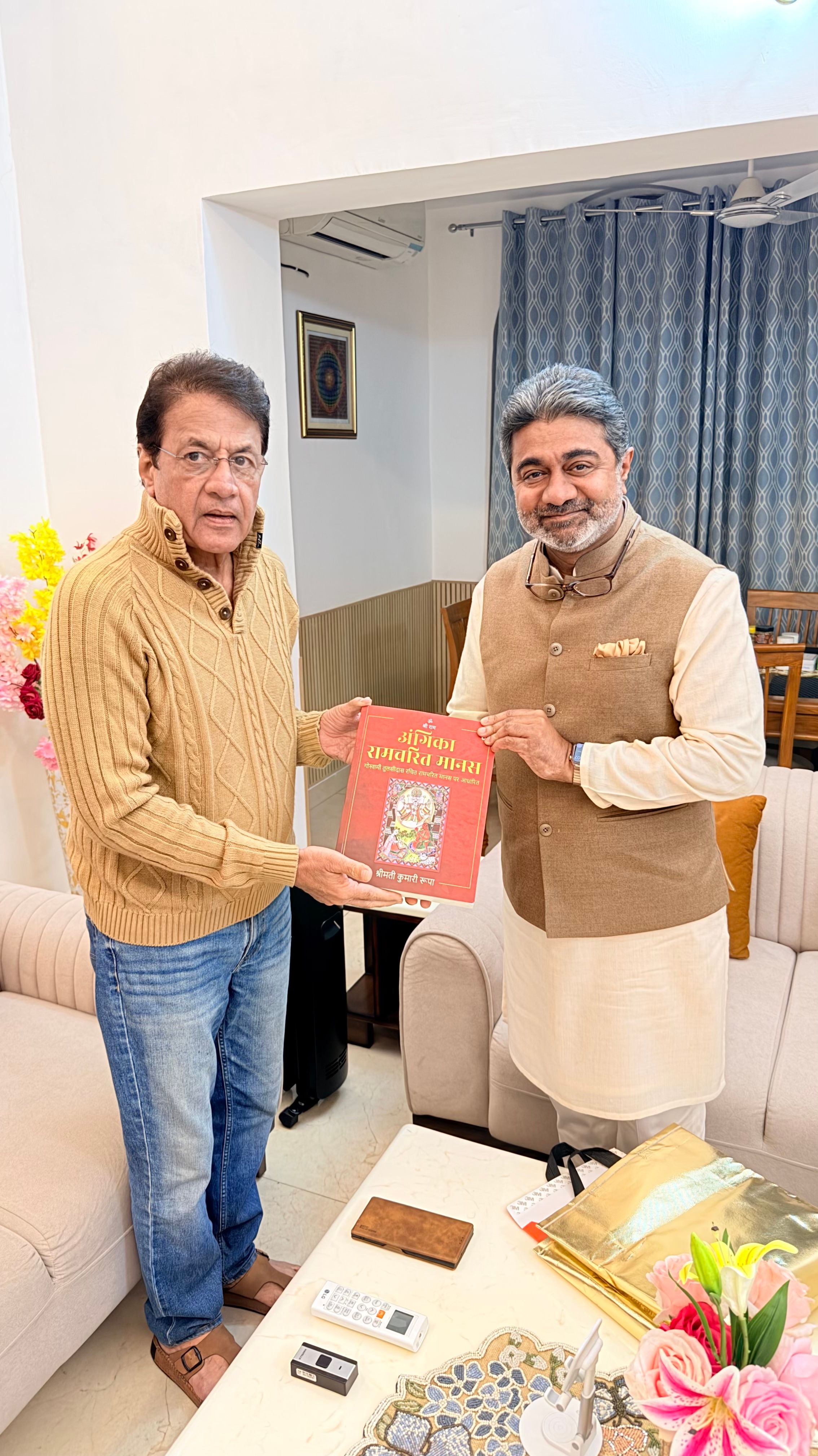 Dr Abhishek Verma meets Shri Arun Govil MP who played the character of Lord Ram in Ramayana: Dec 7, 2025
