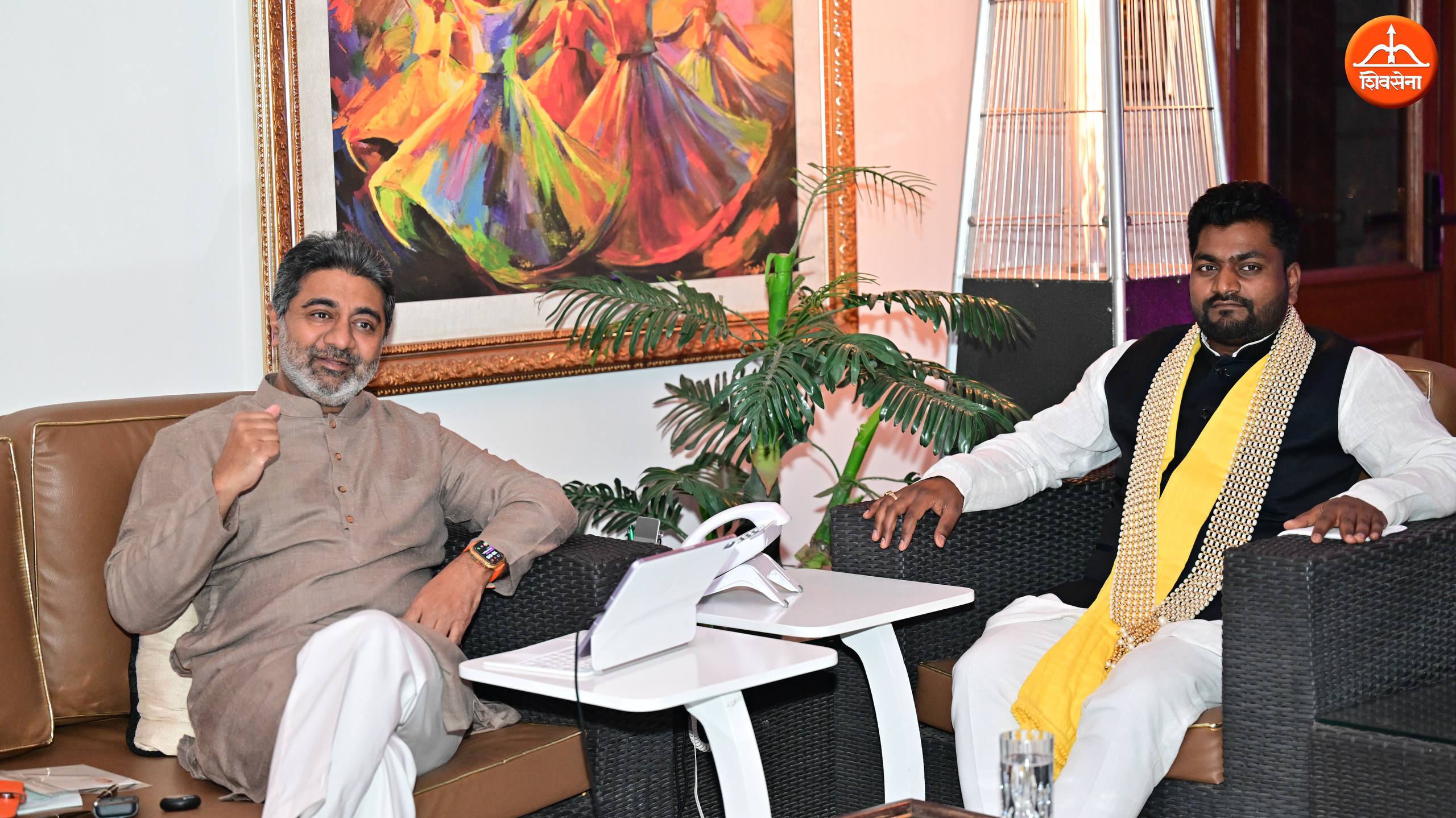 Dr. Abhishek Verma's  meeting with Dr.Arvind Rajbhar of SBSP Party for UP elections ShivSena synergy ~ Feb 7, 2026