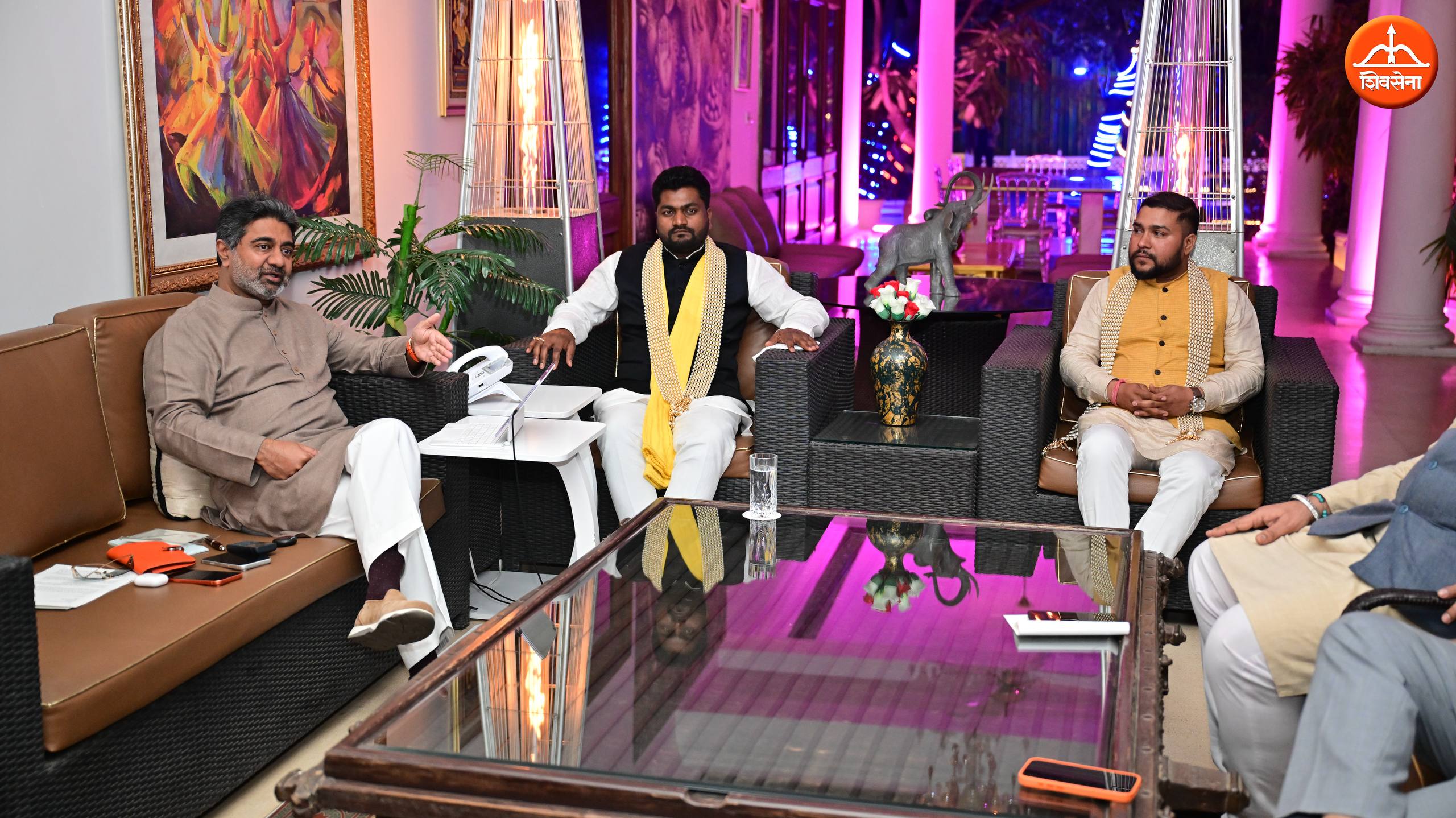 Dr. Abhishek Verma's  meeting with Dr.Arvind Rajbhar of SBSP Party for UP elections ShivSena synergy ~ Feb 7, 2026