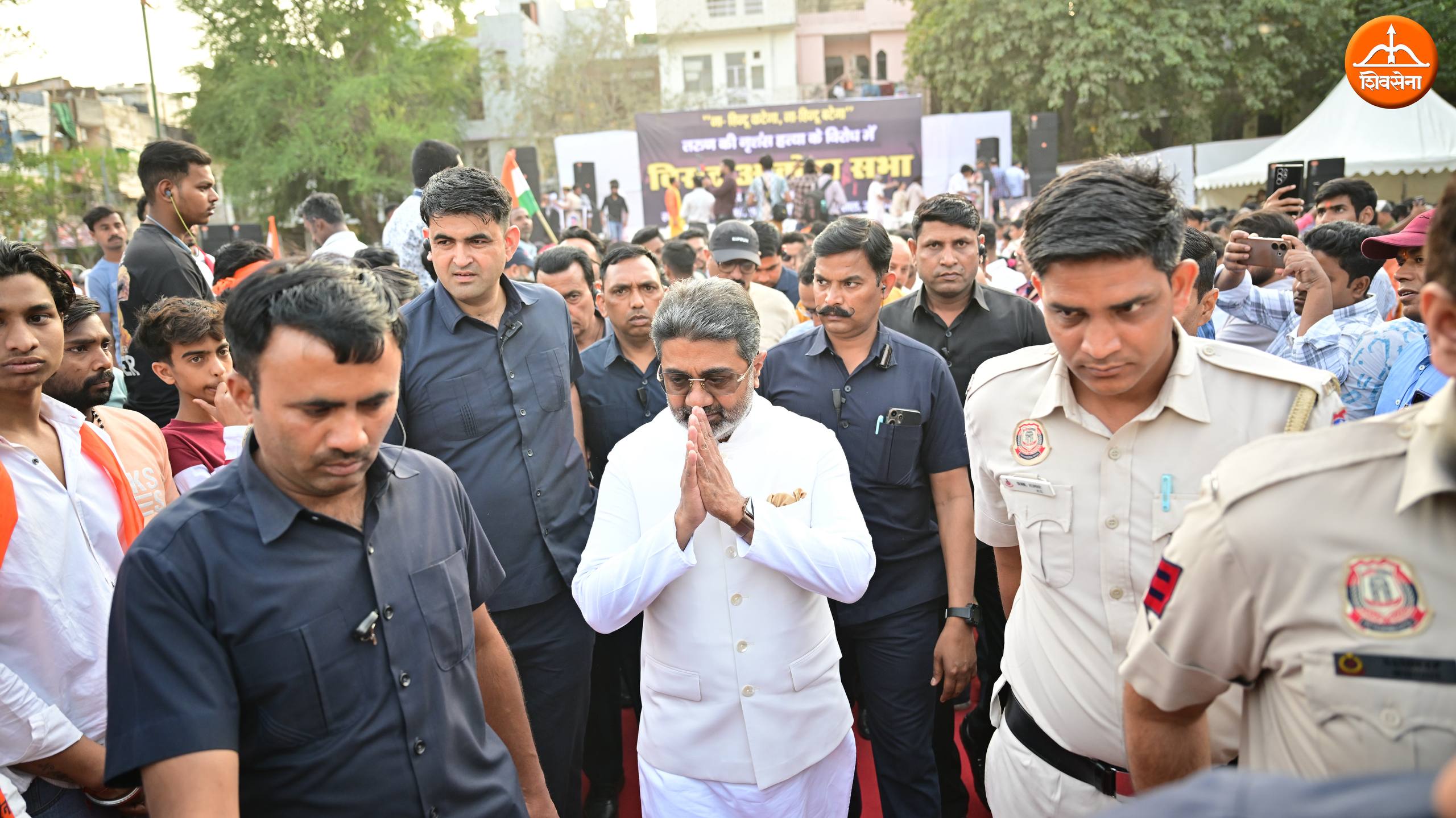 Dr. Abhishek Verma at the memorial service of late Tarun Kumar who was lynched by Muslim mob on HOLI ~ March 15, 2026