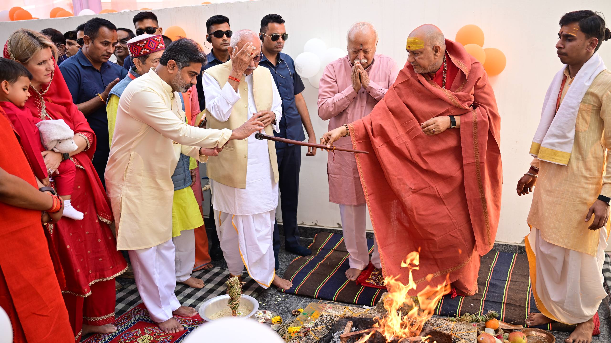 Dr. Abhishek Verma hosted the inauguration ceremony of Jeevan Deep Ashram of Mahamandleshwar Swami Yatindranand Giri Ji Maharaj in Vrindavan on 24th March 2026