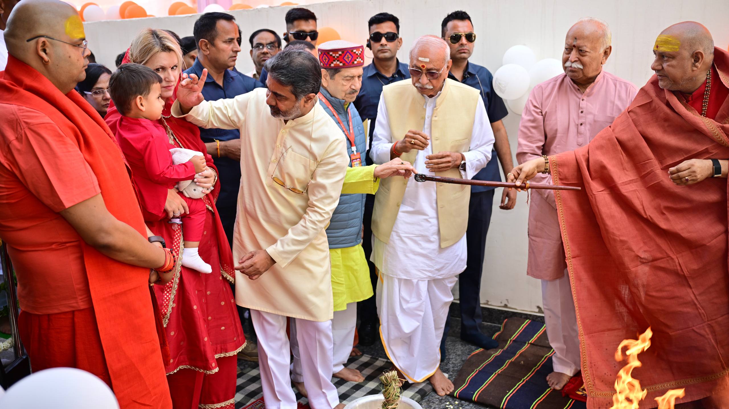 Dr. Abhishek Verma hosted the inauguration ceremony of Jeevan Deep Ashram of Mahamandleshwar Swami Yatindranand Giri Ji Maharaj in Vrindavan on 24th March 2026