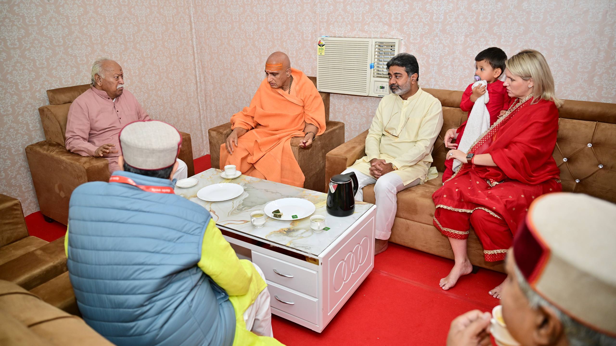 Dr. Abhishek Verma hosted the inauguration ceremony of Jeevan Deep Ashram of Mahamandleshwar Swami Yatindranand Giri Ji Maharaj in Vrindavan on 24th March 2026