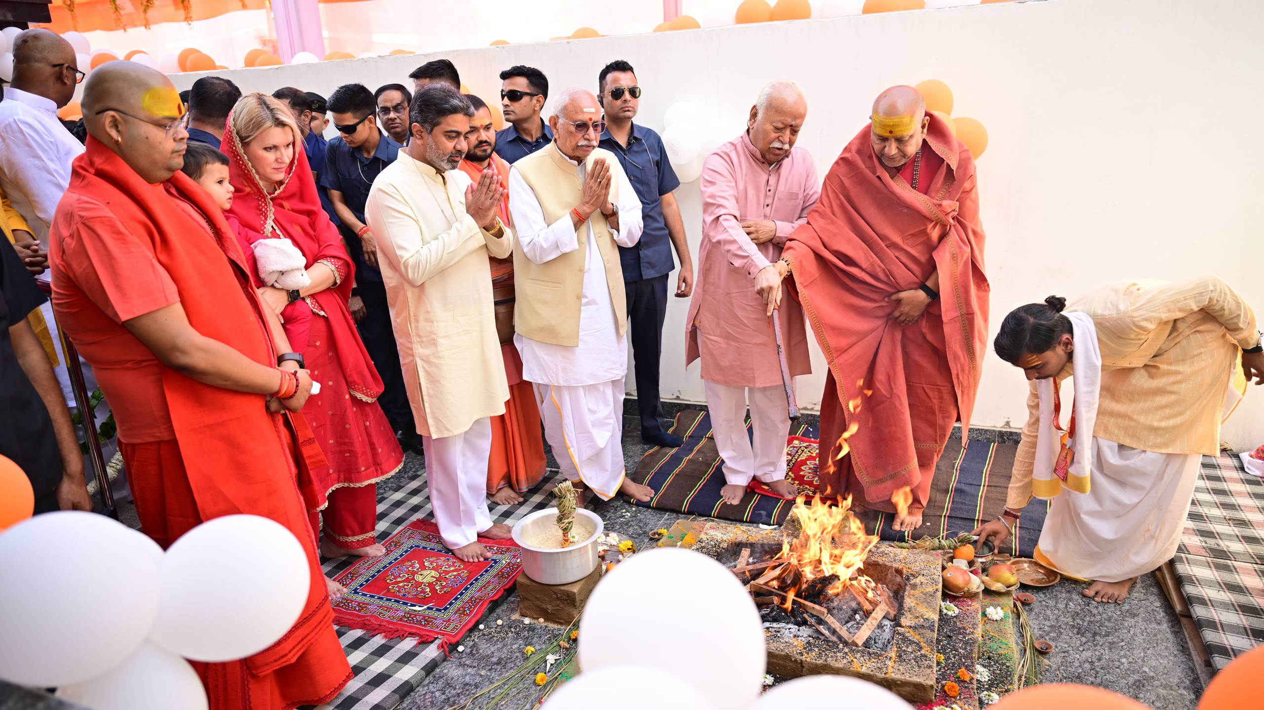 Dr. Abhishek Verma hosted the inauguration ceremony of Jeevan Deep Ashram of Mahamandleshwar Swami Yatindranand Giri Ji Maharaj in Vrindavan on 24th March 2026