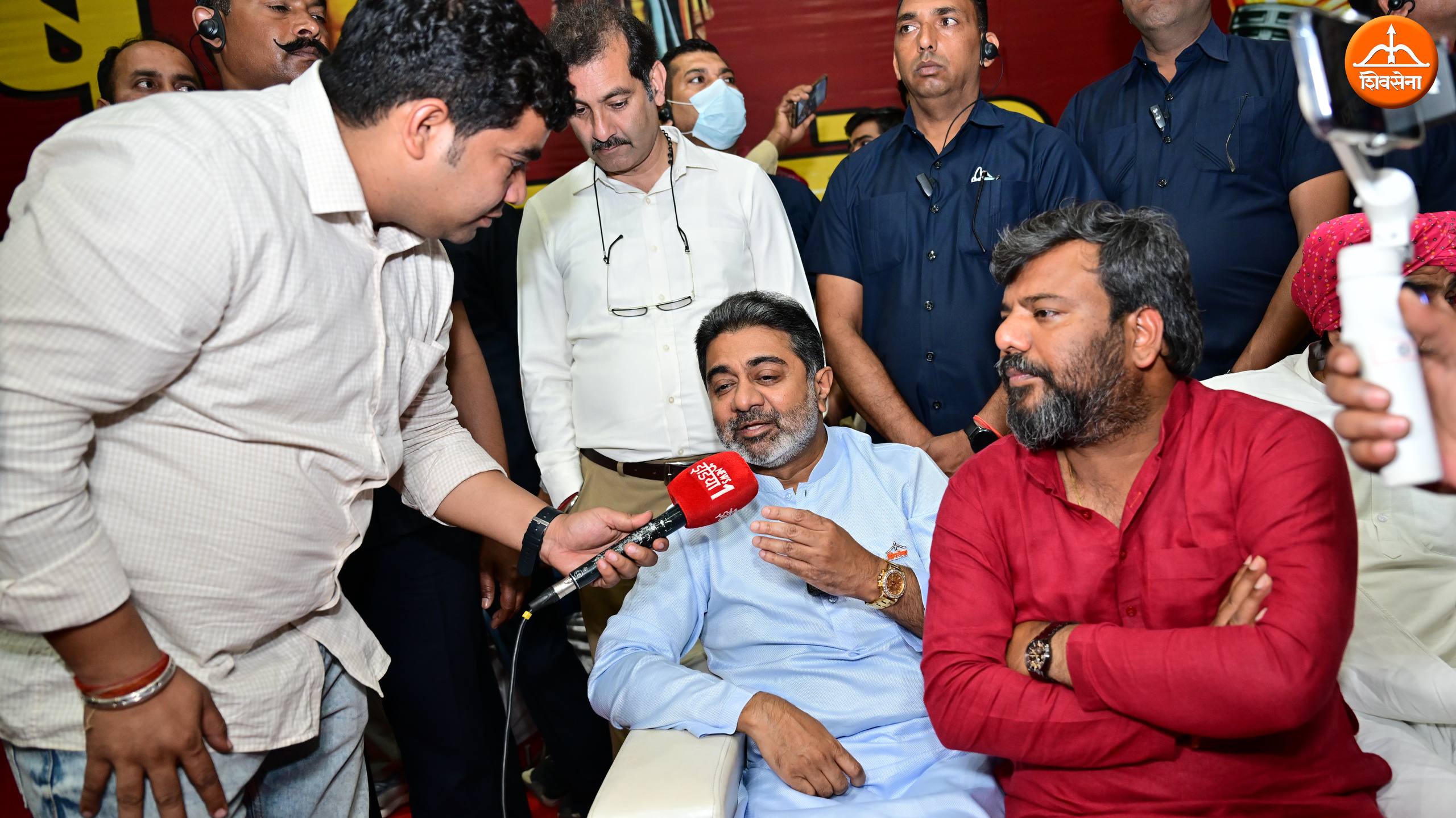 Dr. Abhishek Verma attends NISHAD party's NDA rally at Noida 5th April 2026.