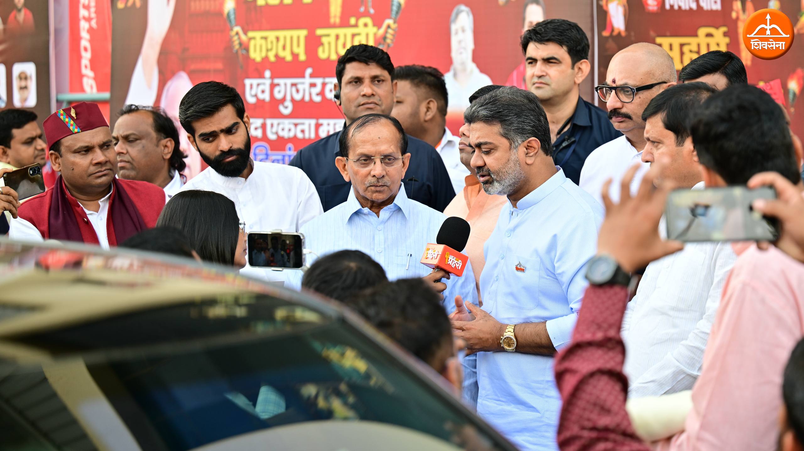 Dr. Abhishek Verma attends NISHAD party's NDA rally at Noida 5th April 2026.