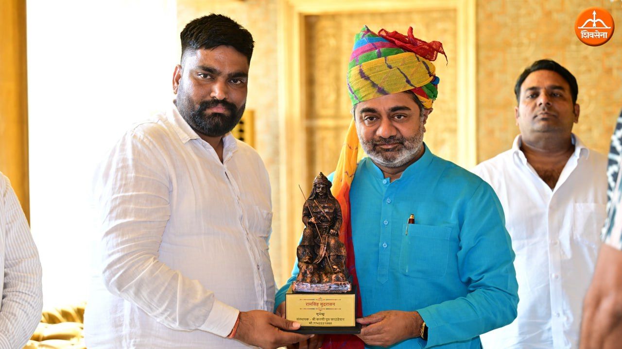 Office bearers of Rajasthan Karni Sena paid a cordial visit to Dr. Abhishek Verma