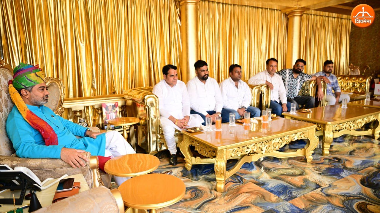 Office bearers of Rajasthan Karni Sena paid a cordial visit to Dr. Abhishek Verma