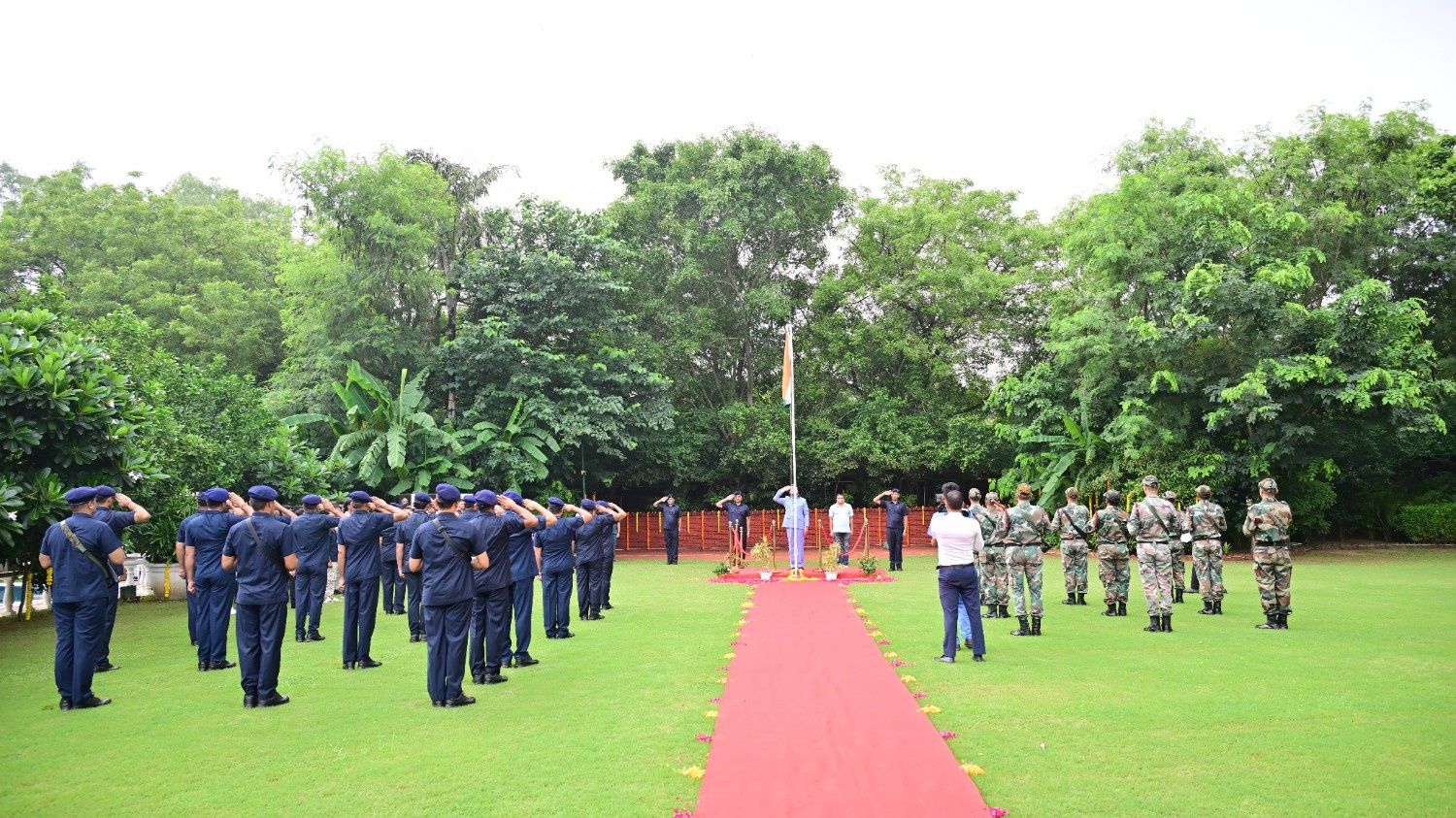 FLAG UNFURLING AT THE VERMA FAMILY RESIDENCE LED BY DR.ABHISHEK VERMA: AUG 15, 2025