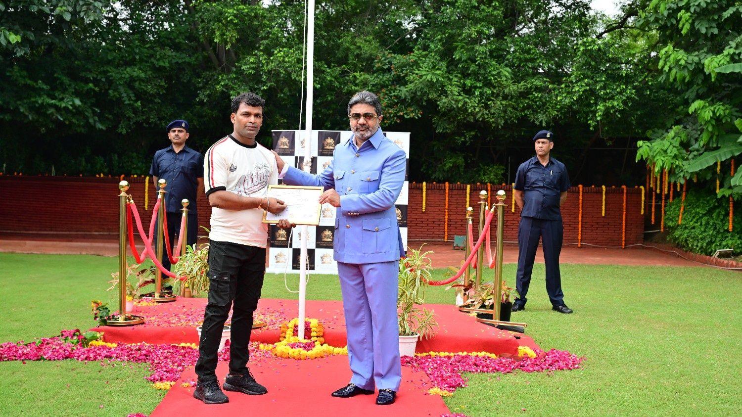 On the 79th Independence Day, Dr. Abhishek Verma honoured his Industrial enterprise employees for outstanding performance: August 15, 2025