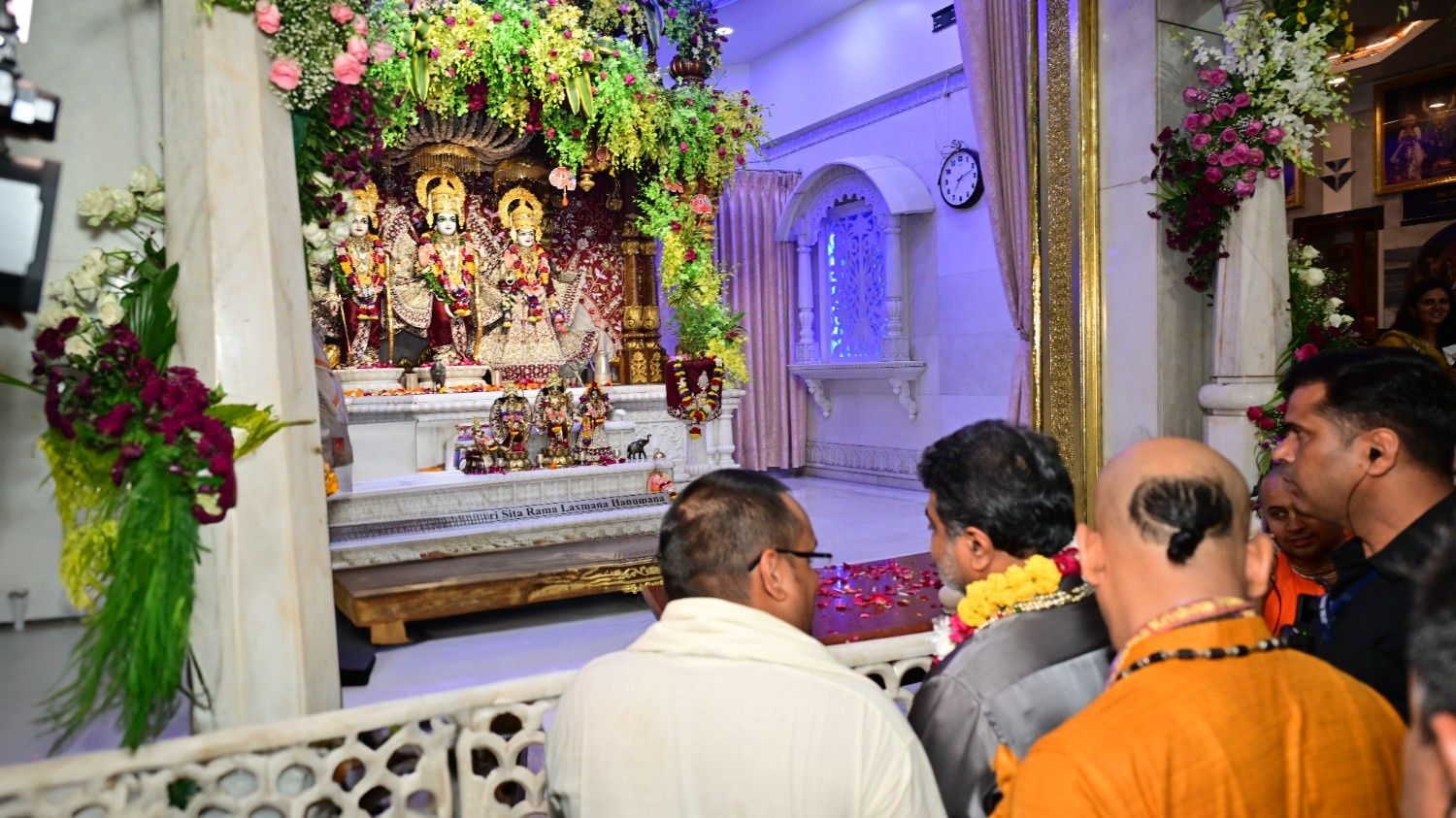 Dr. Abhishek Verma at ISKCON Temple for Janmasthami celebrations ~ Aug 16, 2025