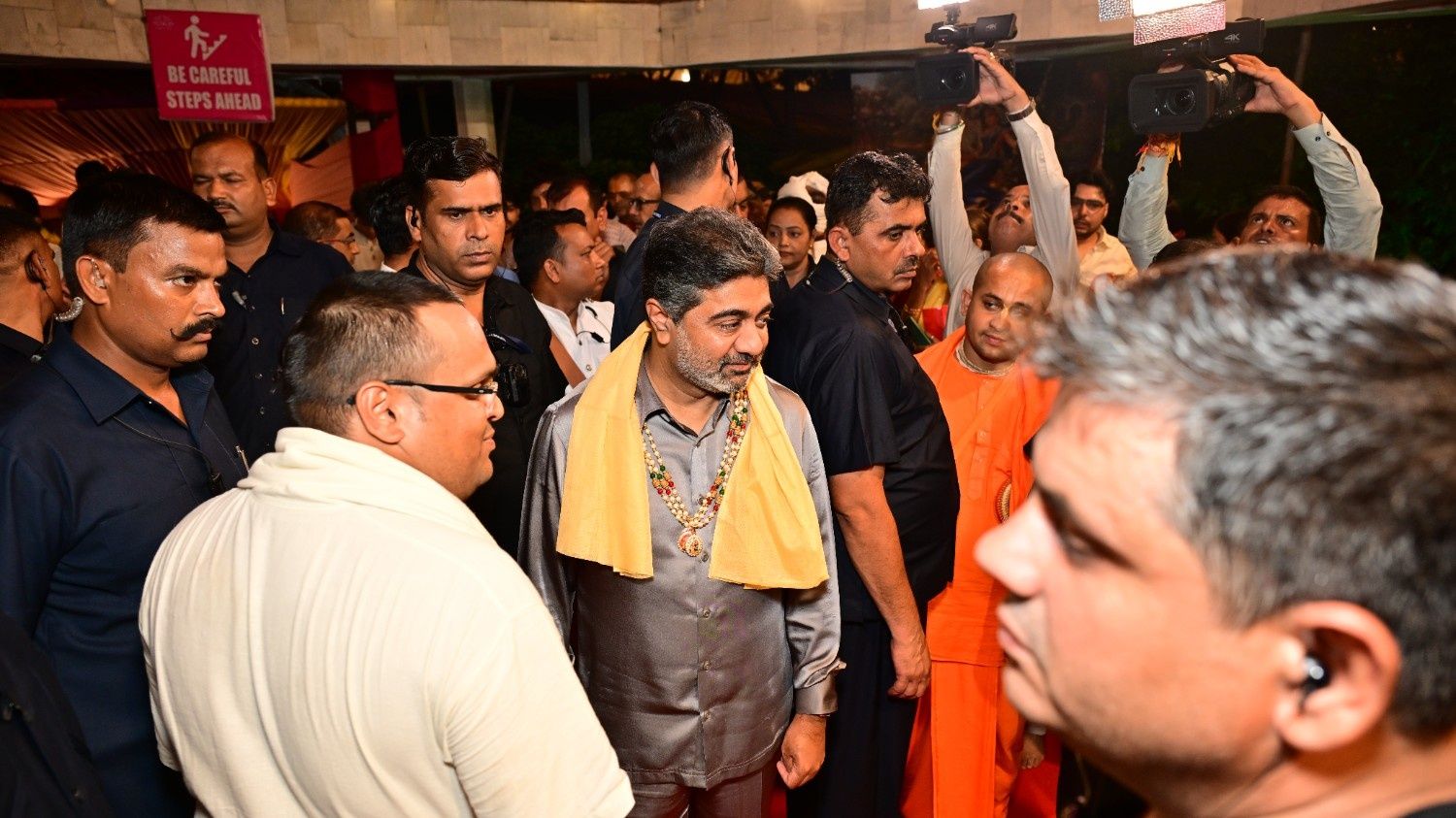 Dr. Abhishek Verma at ISKCON Temple for Janmasthami celebrations ~ Aug 16, 2025