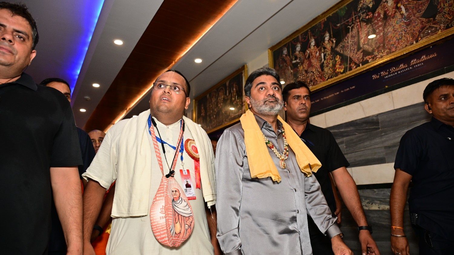 Dr. Abhishek Verma at ISKCON Temple for Janmasthami celebrations ~ Aug 16, 2025