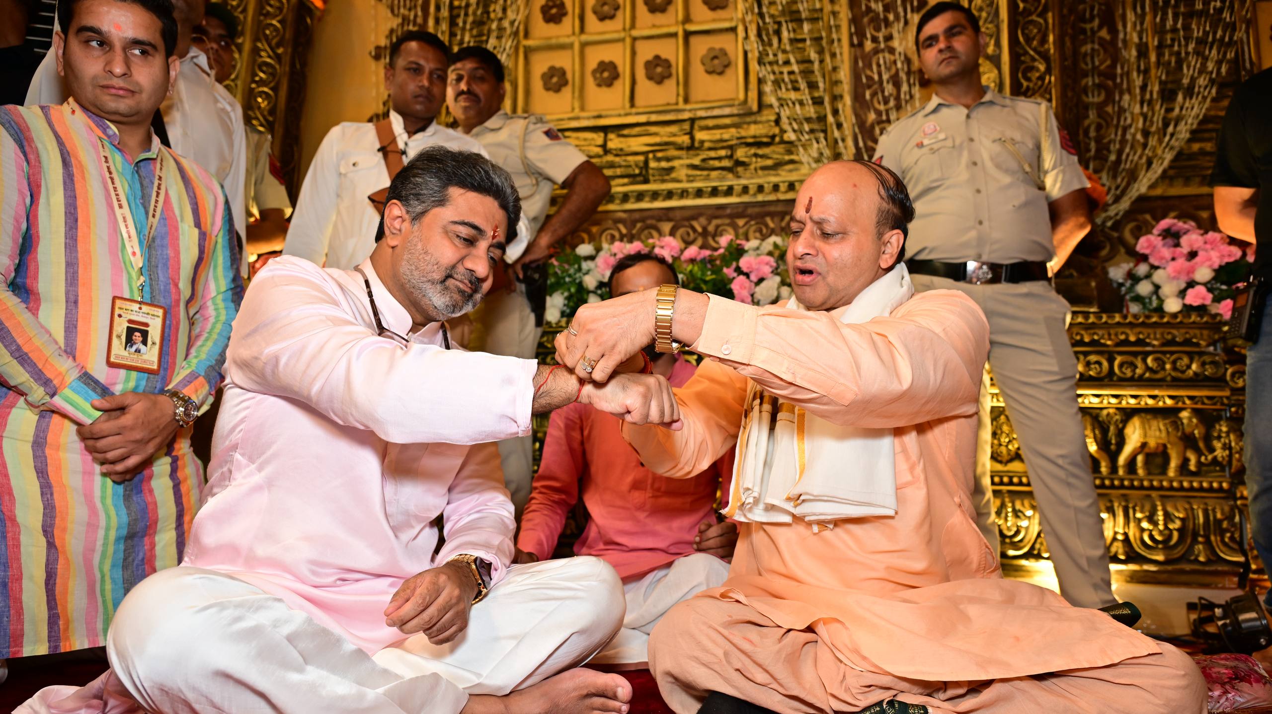 ShivSena’s Dr.Abhishek Verma Offers Prayers at Ganapati Puja by Lal Bagh Ka Raja Trust, Delhi ~ 2 Sept 2025