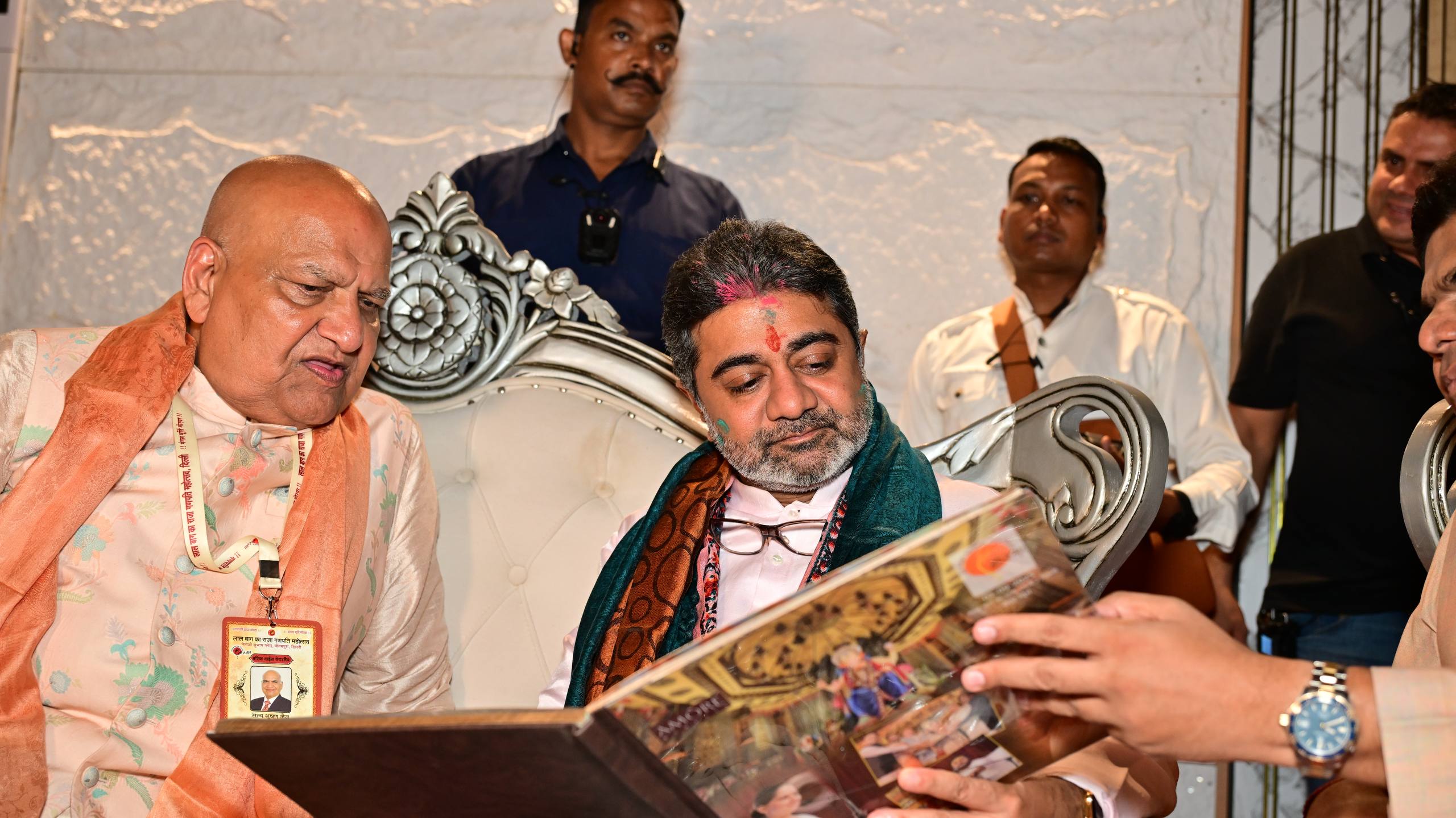 ShivSena’s Dr.Abhishek Verma Offers Prayers at Ganapati Puja by Lal Bagh Ka Raja Trust, Delhi ~ 2 Sept 2025