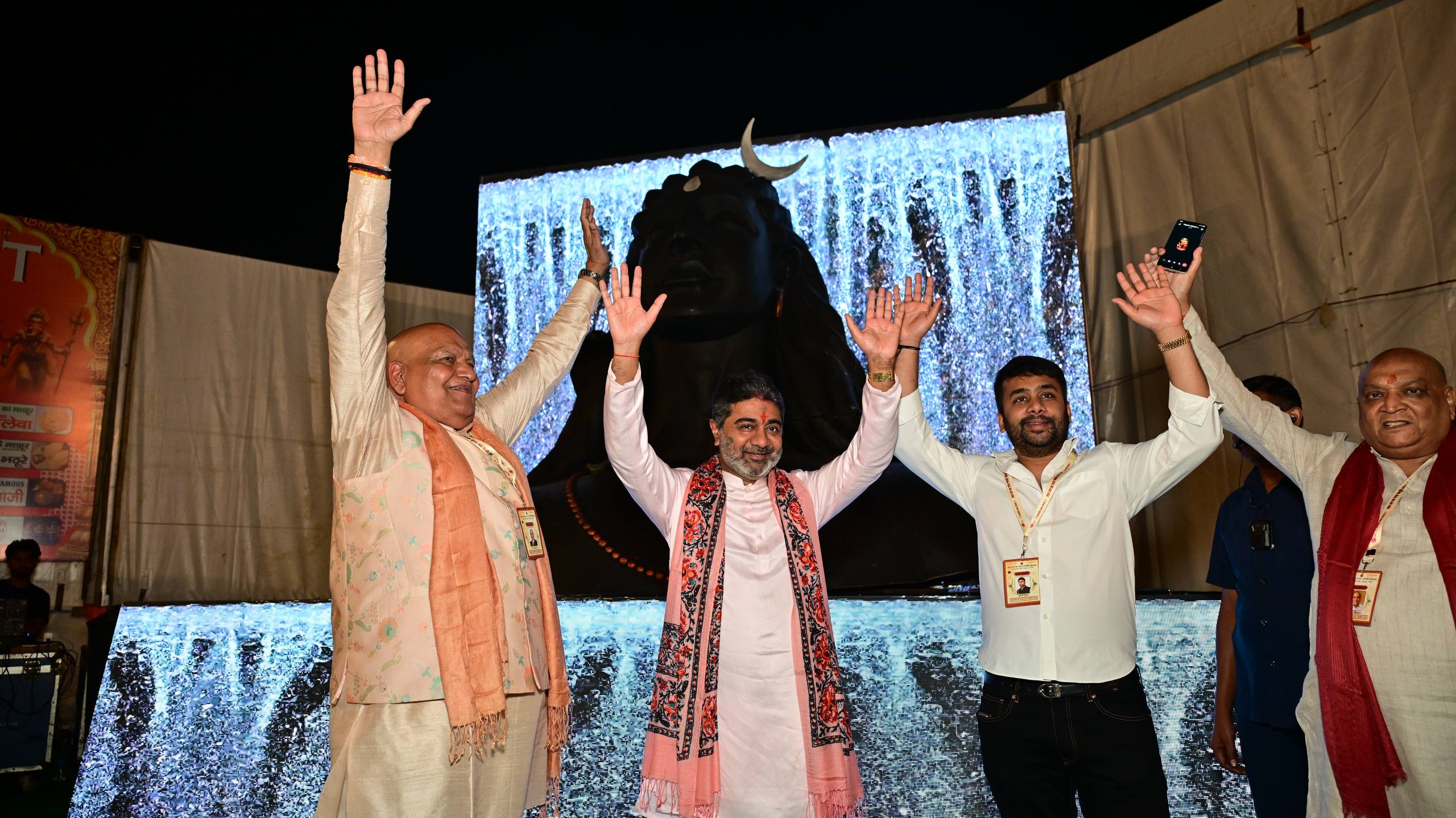ShivSena’s Dr.Abhishek Verma Offers Prayers at Ganapati Puja by Lal Bagh Ka Raja Trust, Delhi ~ 2 Sept 2025