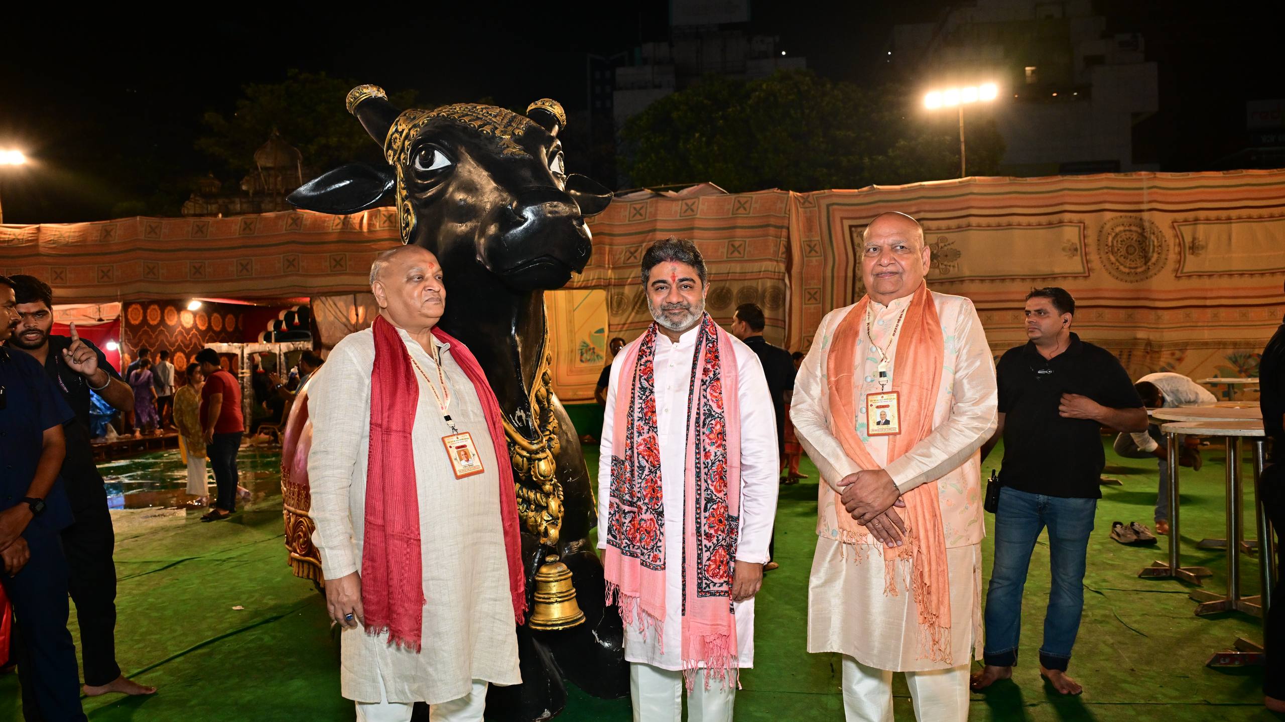 ShivSena’s Dr.Abhishek Verma Offers Prayers at Ganapati Puja by Lal Bagh Ka Raja Trust, Delhi ~ 2 Sept 2025