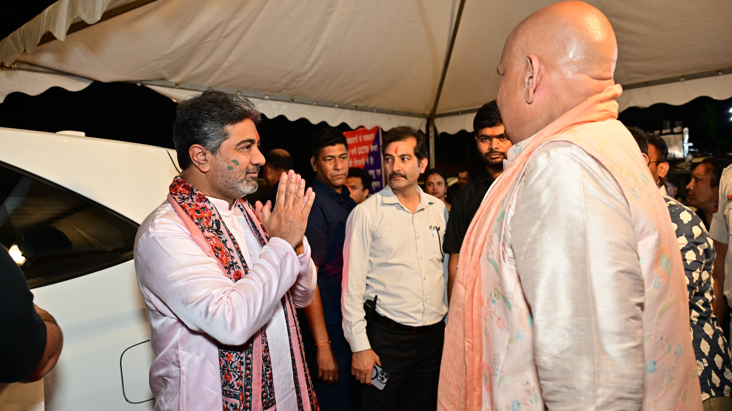 ShivSena’s Dr.Abhishek Verma Offers Prayers at Ganapati Puja by Lal Bagh Ka Raja Trust, Delhi ~ 2 Sept 2025