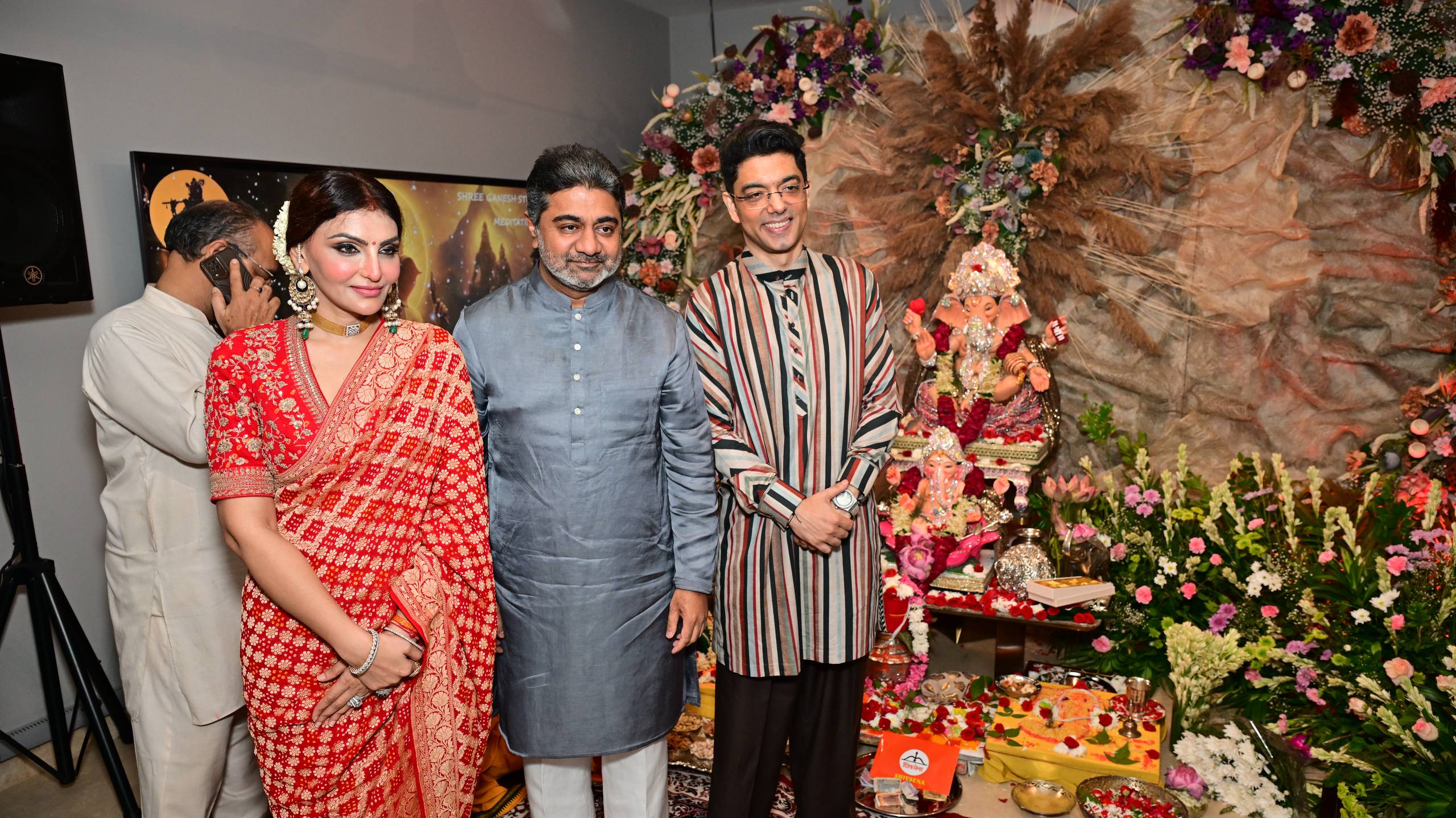 Dr. Abhishek Verma at Ganapati Puja with family friends ~ 5th September 2025