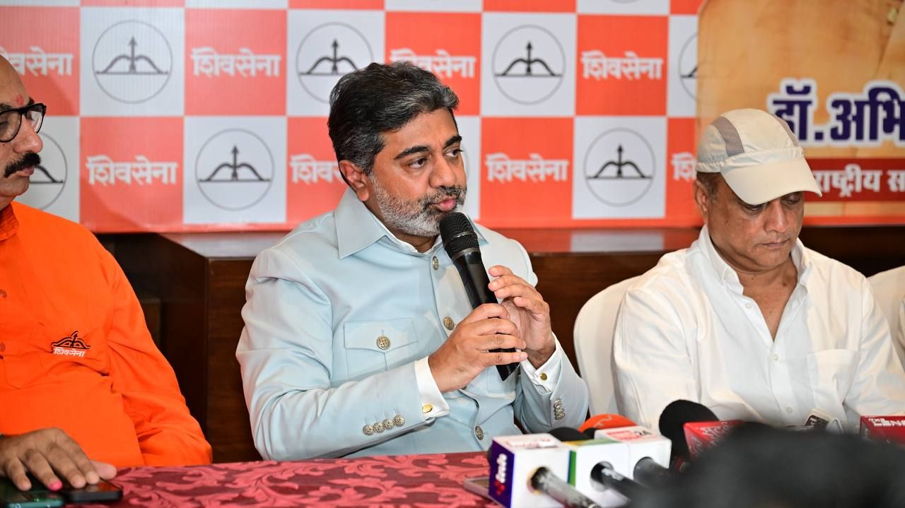 Dr. Abhishek Verma holds press conference with Shivsainiks in Raipur | 21 Sep 2025