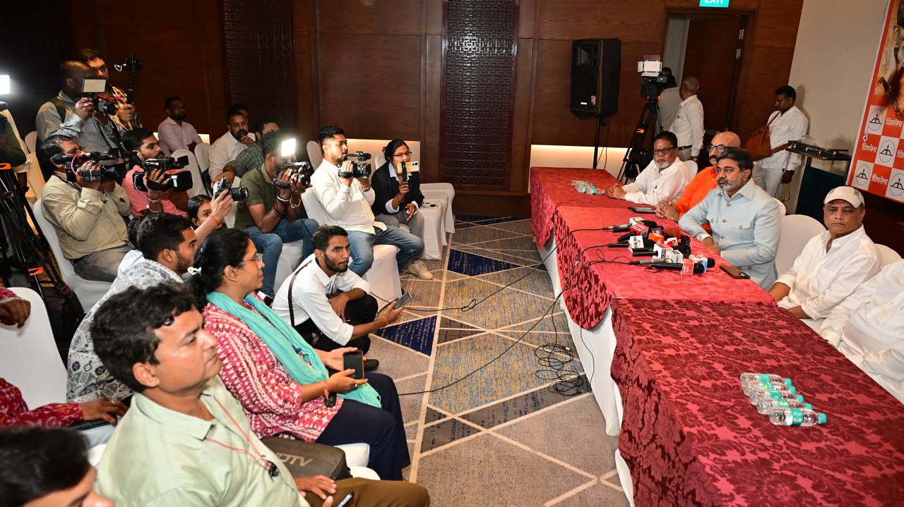 Dr. Abhishek Verma holds press conference with Shivsainiks in Raipur | 21 Sep 2025