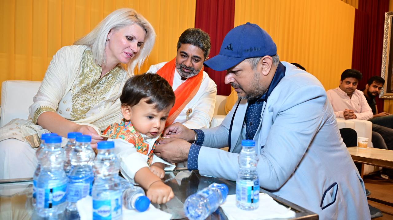 Dr. Abhishek Verma with his family Attends Grand Ramleela organized by Shri Dharmik Leela Committee at the Red Fort in Delhi | 29 Sep 2025