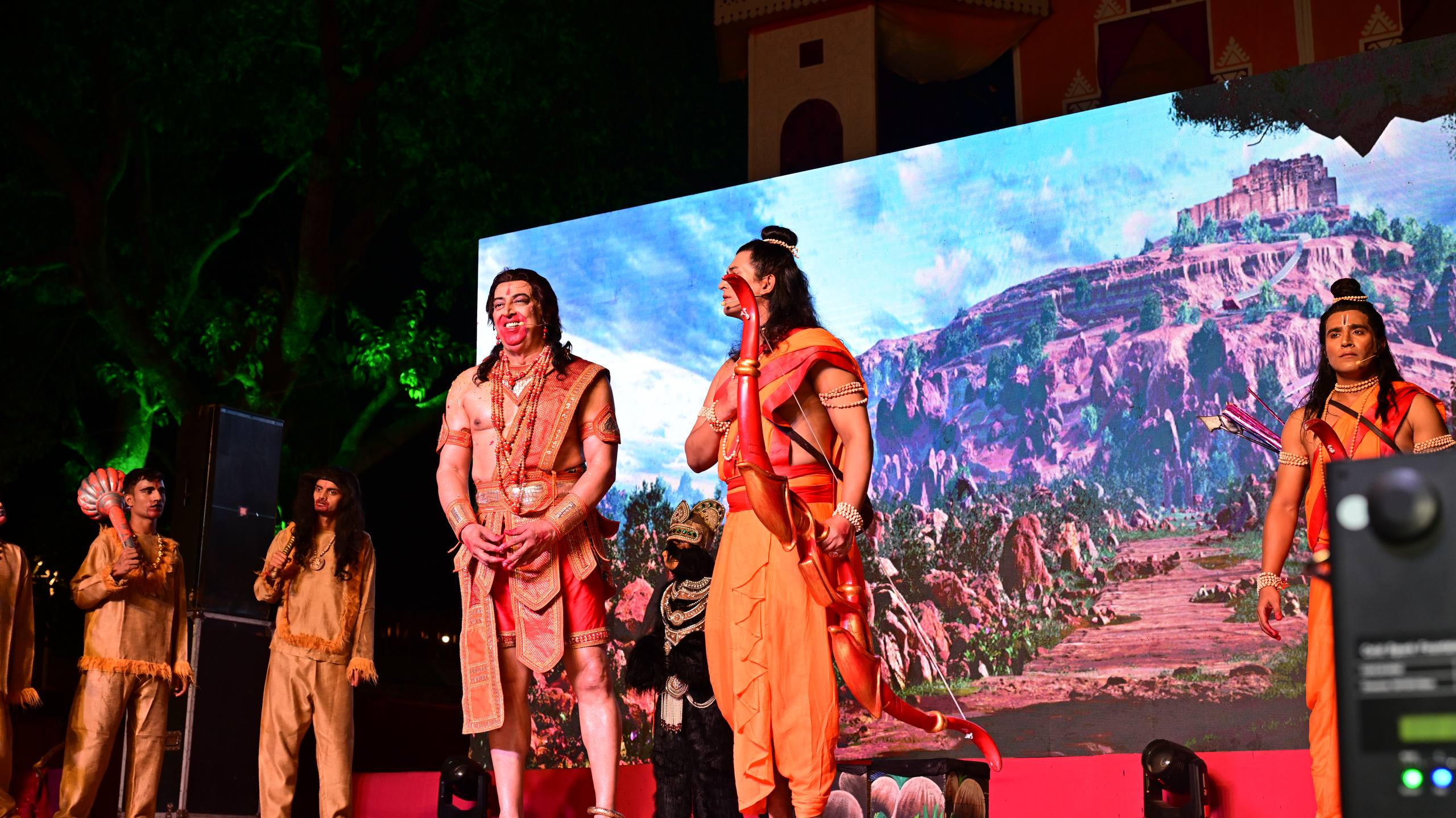 Dr. Abhishek Verma with his family Attends Grand Ramleela organized by Shri Dharmik Leela Committee at the Red Fort in Delhi | 29 Sep 2025